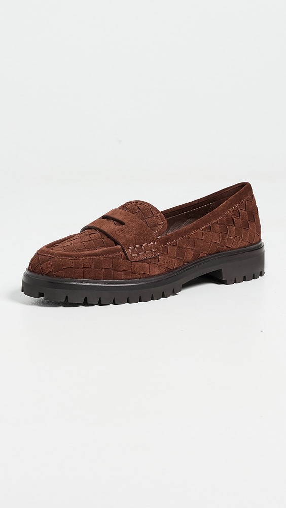Rina Lug Sole Loafers - Espresso