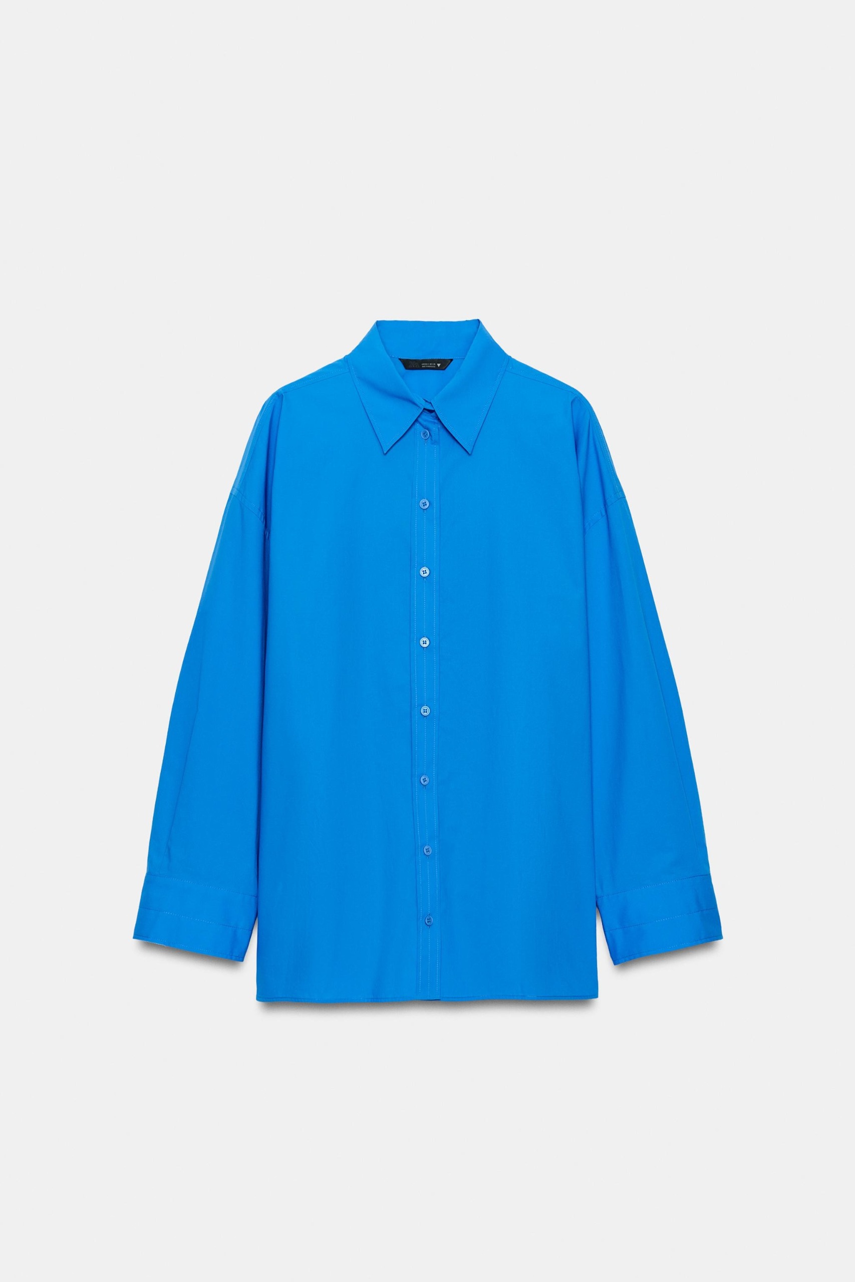 zara, Oversize Poplin Shirt