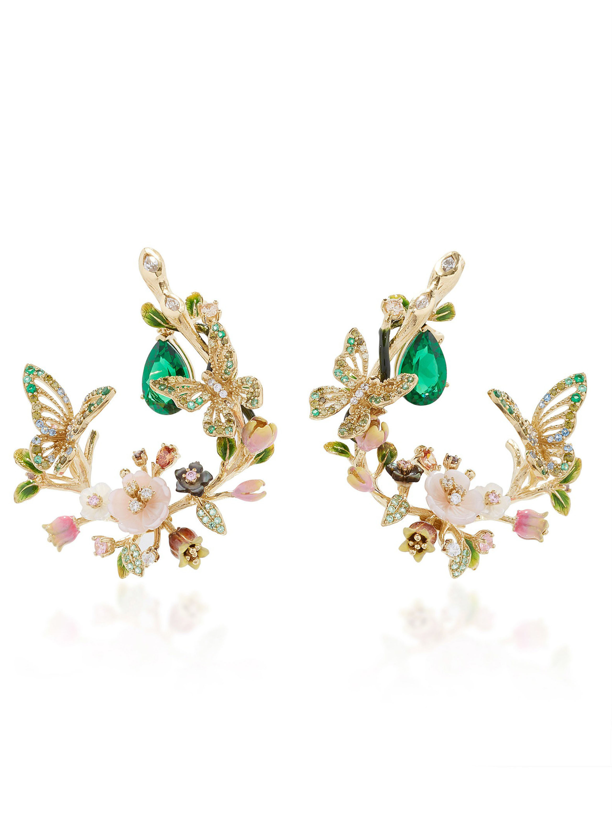 M'o Exclusive: Butterfly Garland Earrings