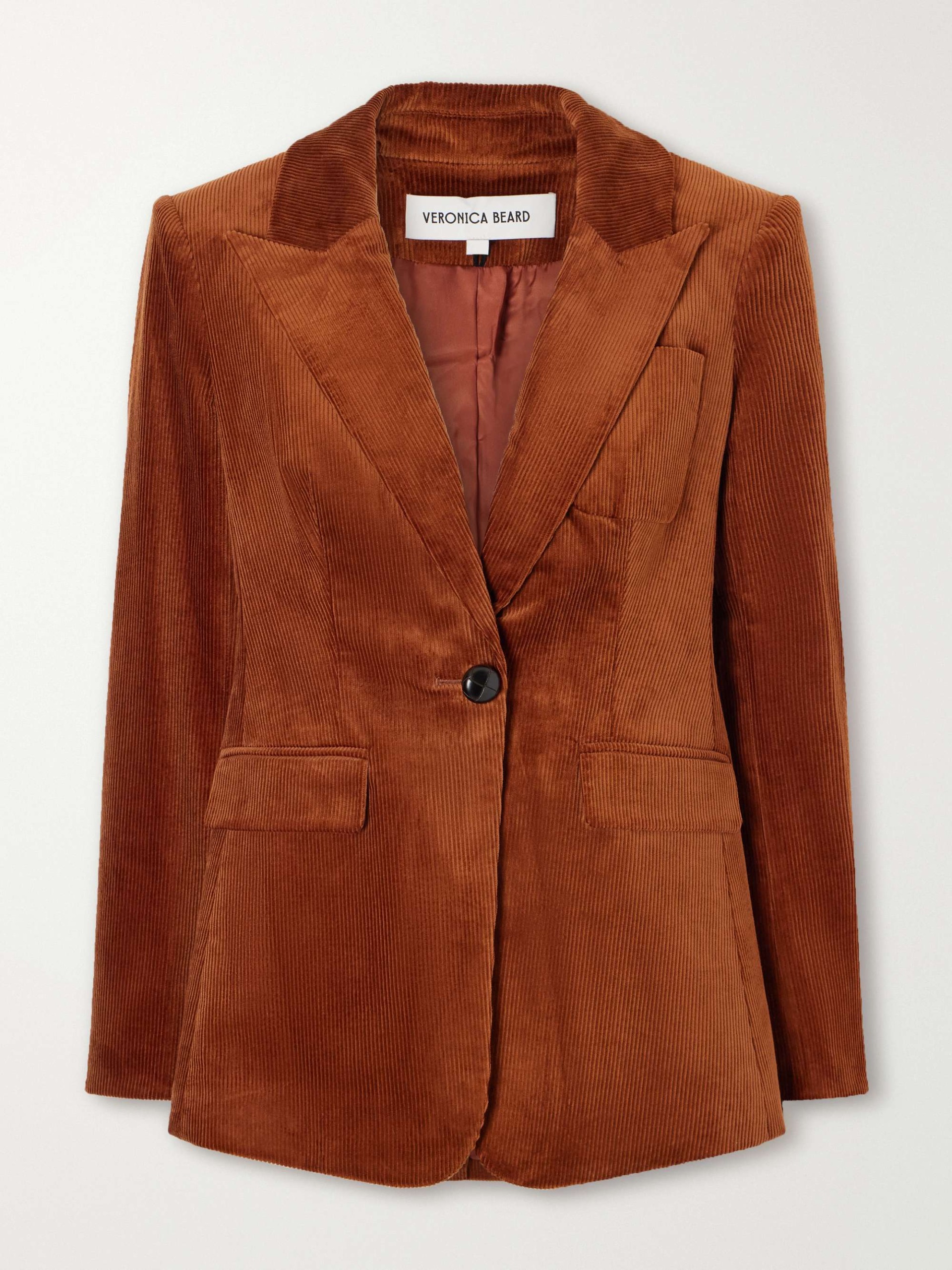 Livvy Dickey Cotton-Blend Corduroy Blazer