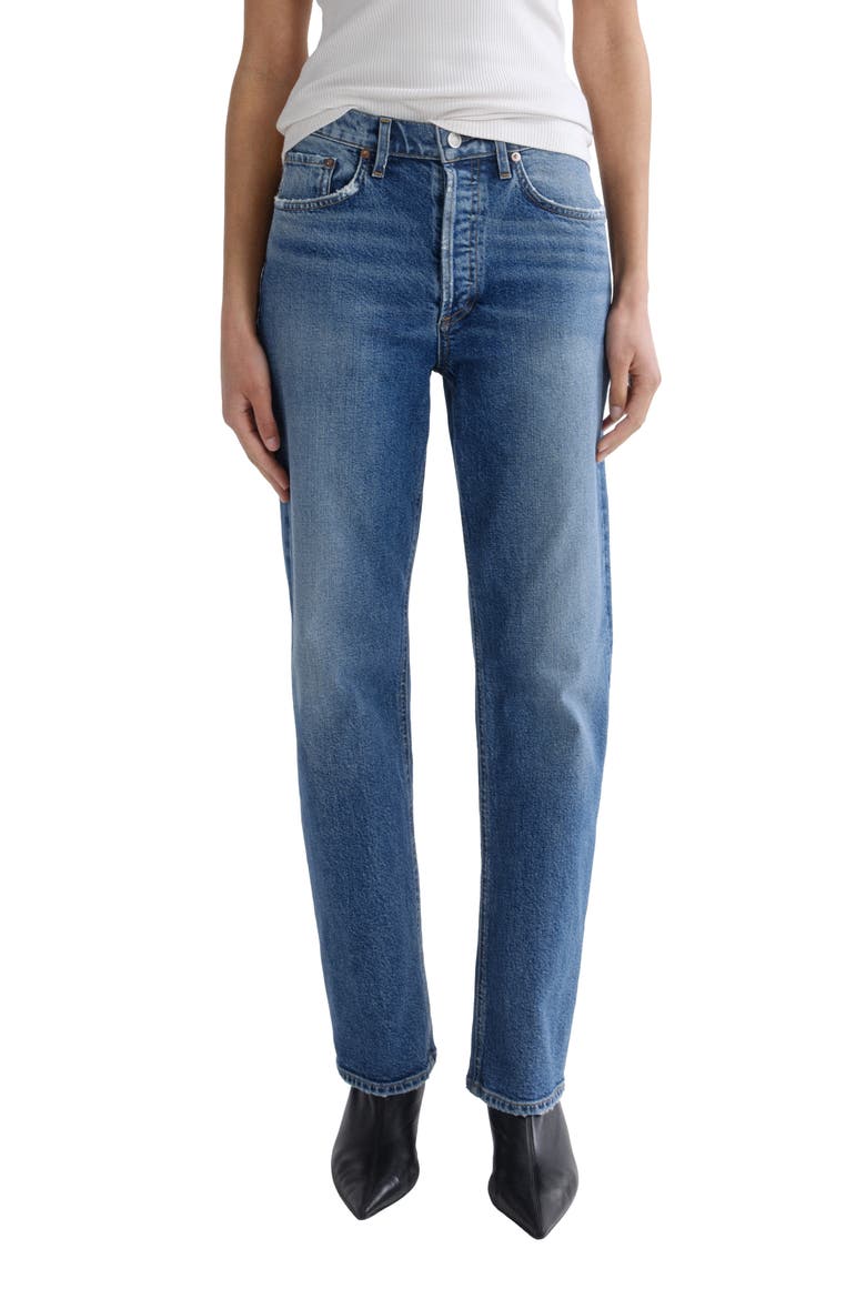 Lana High Waist Straight Leg Jeans