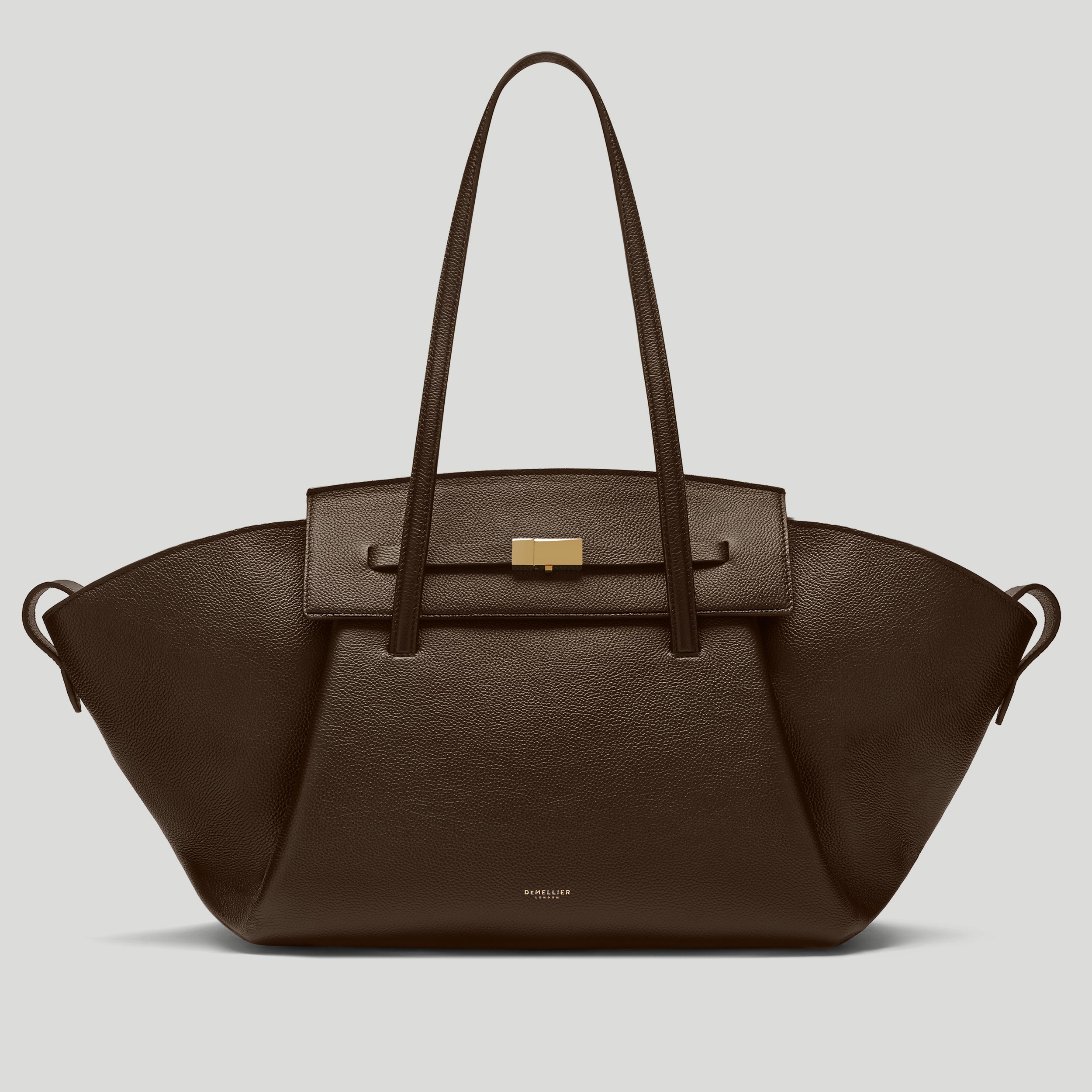The Brooklyn | Mocha Small Grain | Demellier