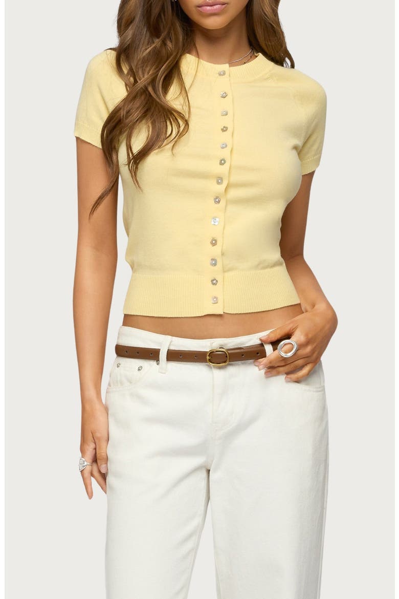 Wilmer Short Sleeve Button-Up Top