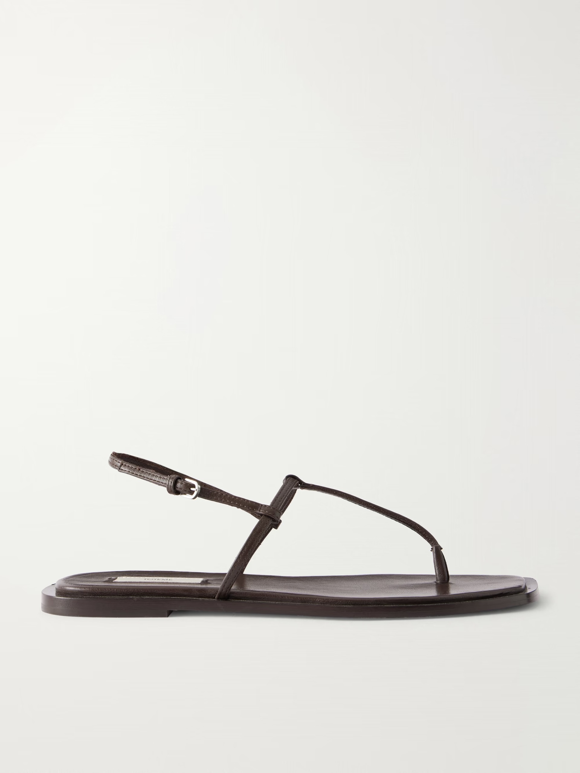 Toteme, T-Strap Leather Flats
