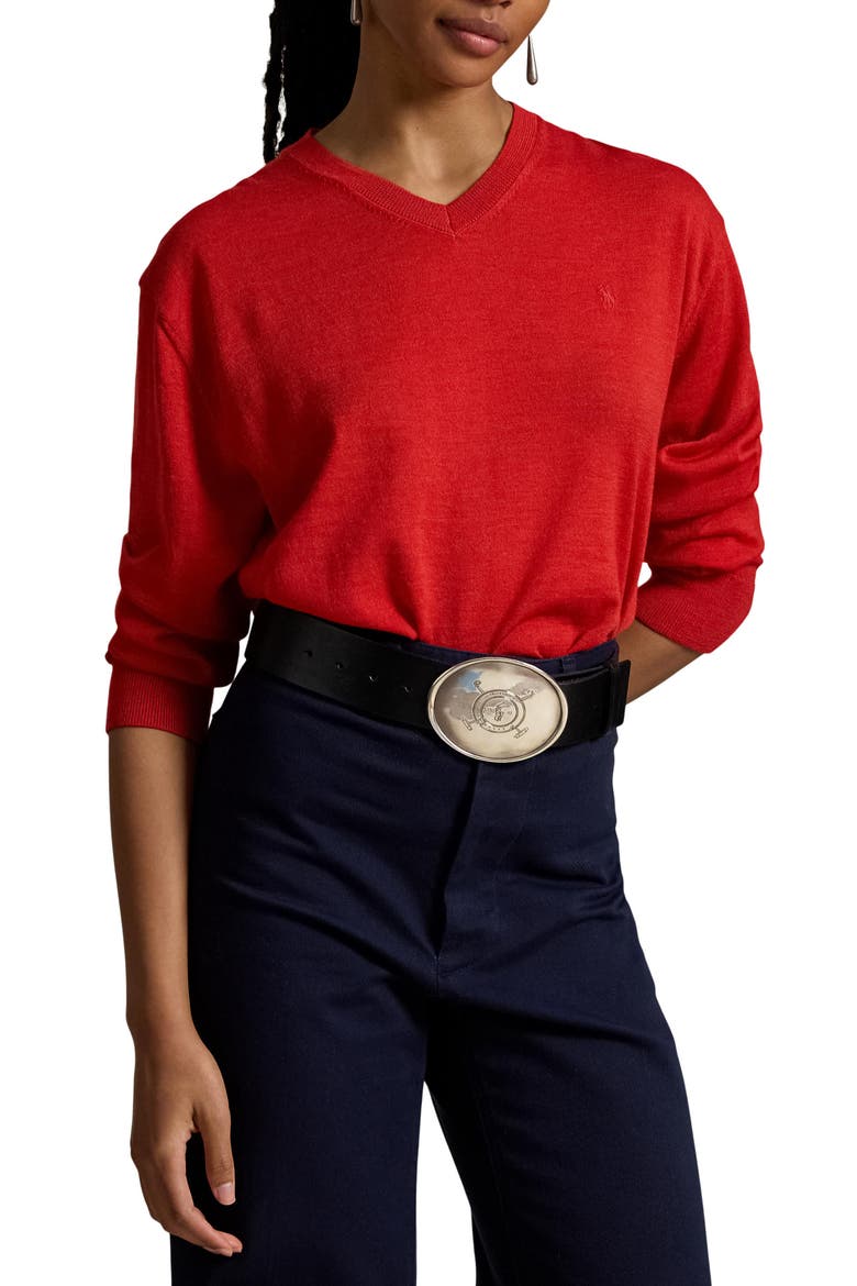 Merino Wool V-Neck Sweater