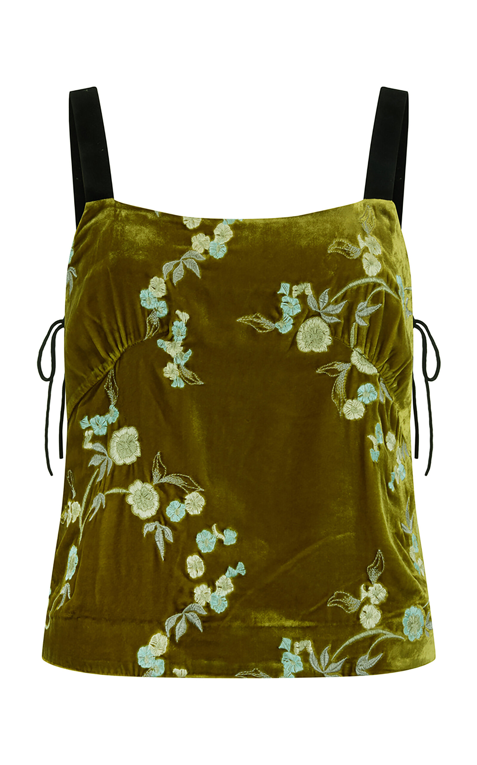 Exclusive Plum Embroidered Velvet Top