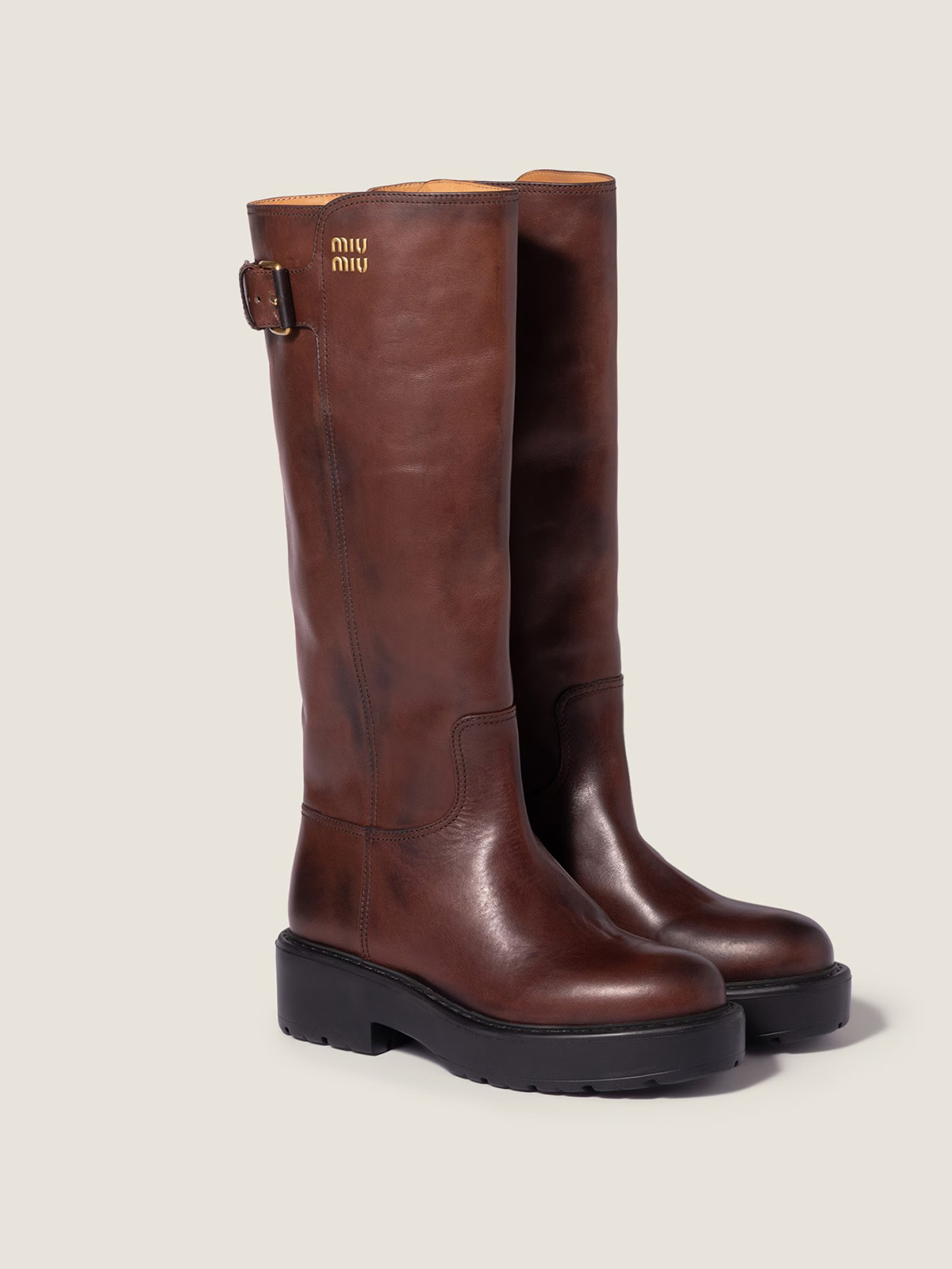 Miu Miu, Leather Boots