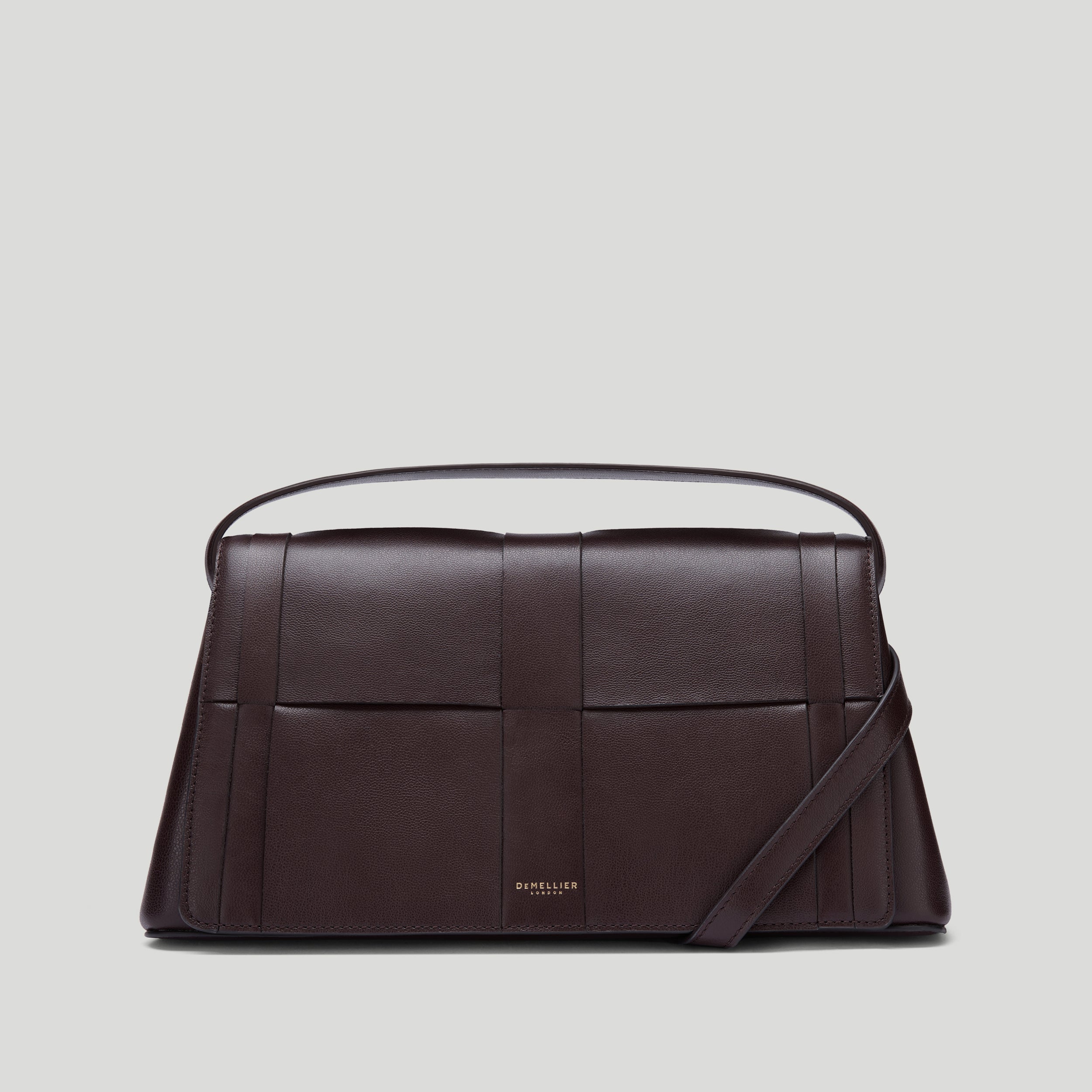 The Florence Crossbody | Bordeaux Fine Grain | Demellier