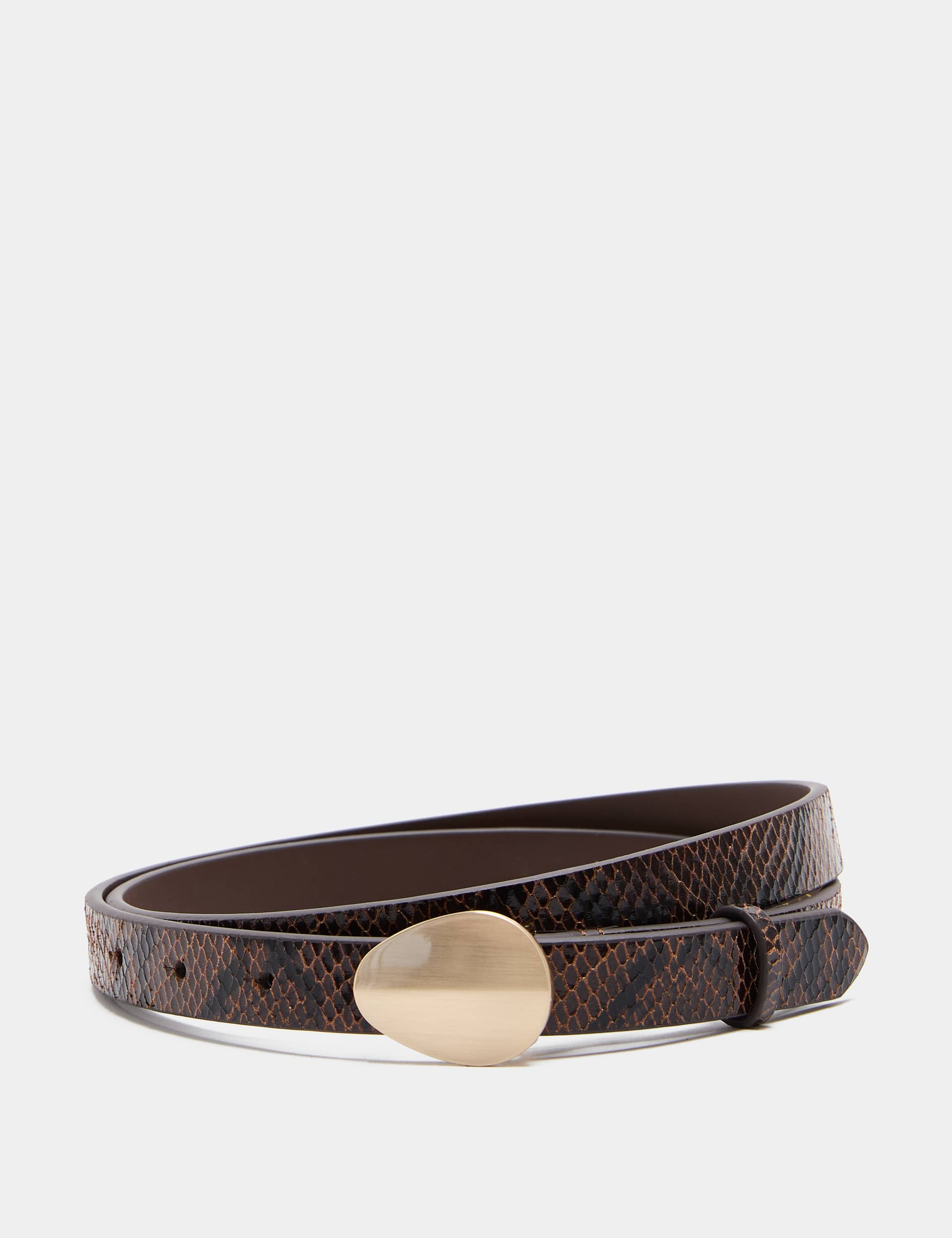 Snake Print Jeans Belt