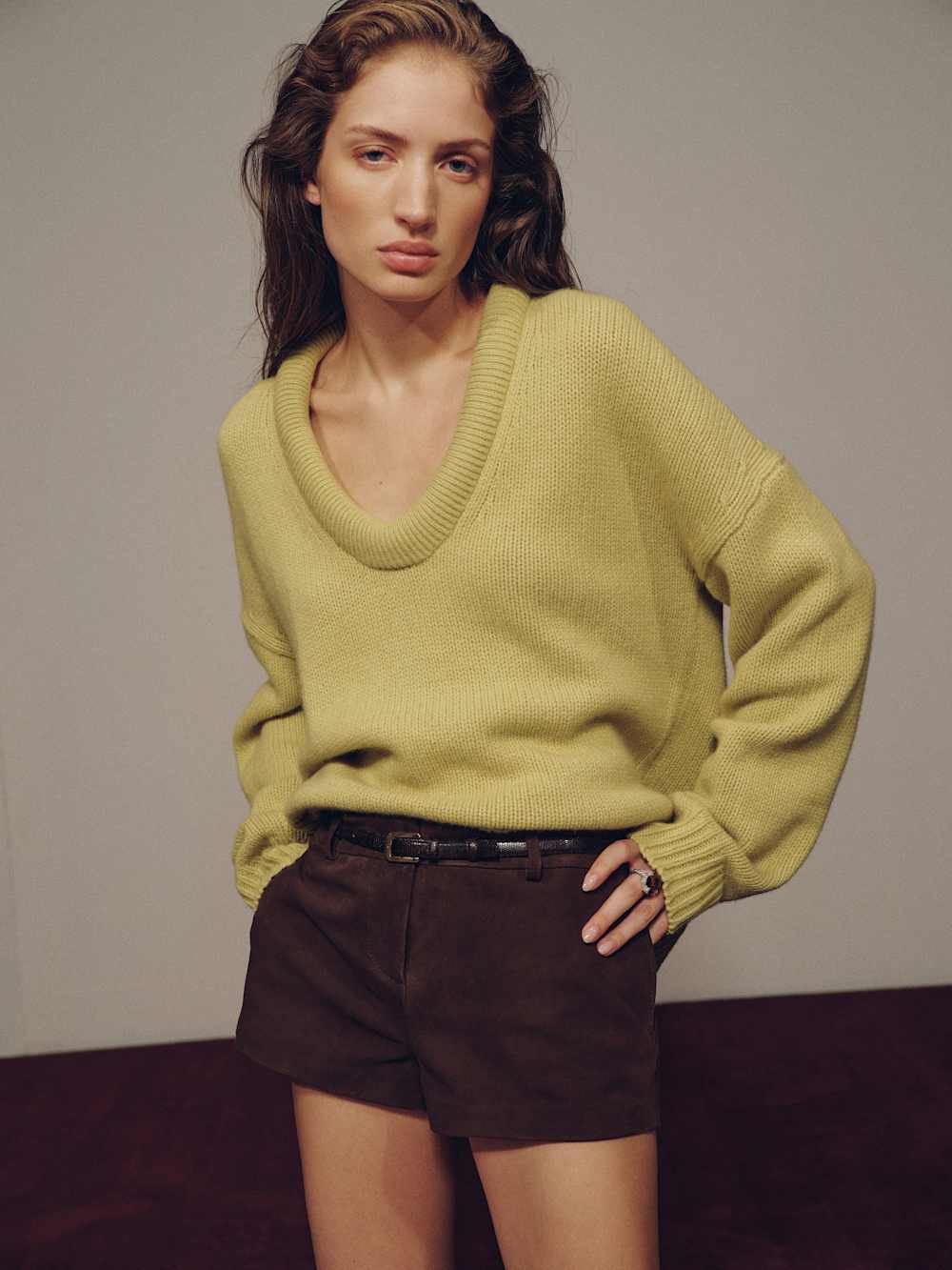 Jonie Cashmere Oversized Scoop Neck