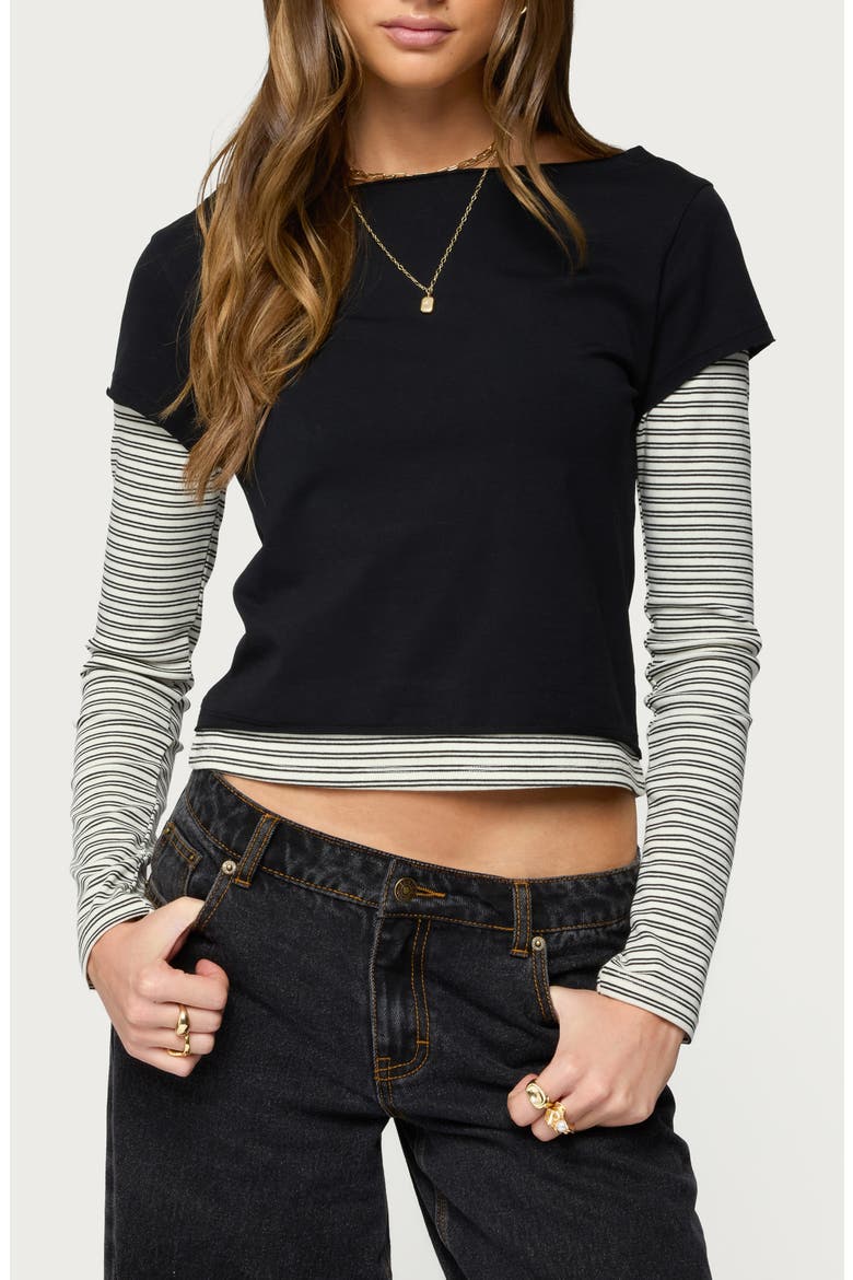 Layered Long Sleeve T-Shirt