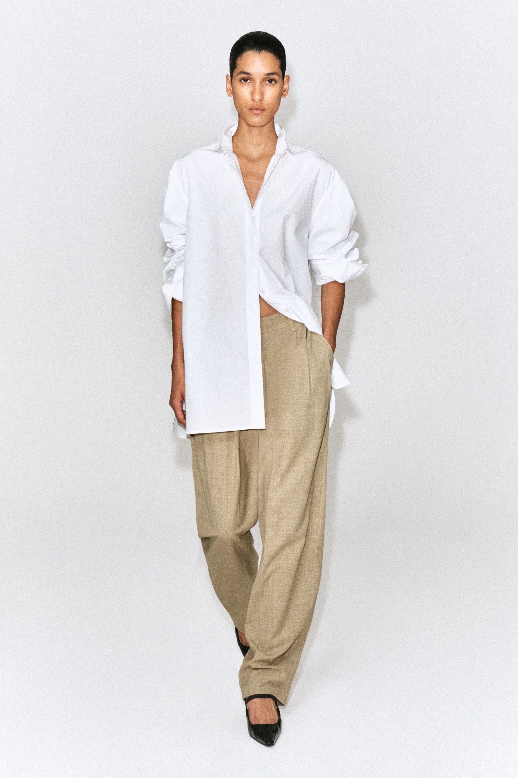 Pleated Tulip Pants