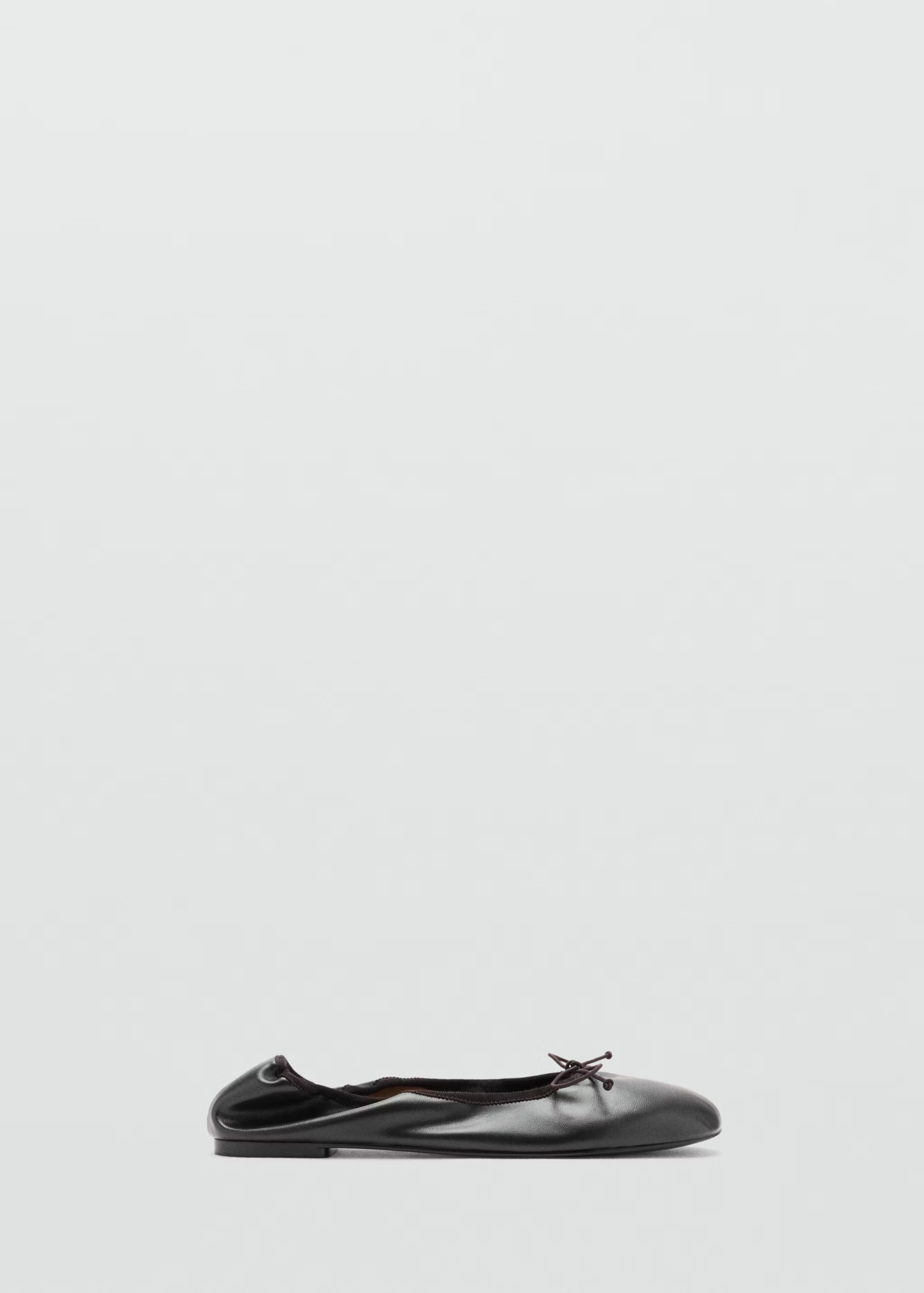 Mango, Ballet Pump with Elastic Bow