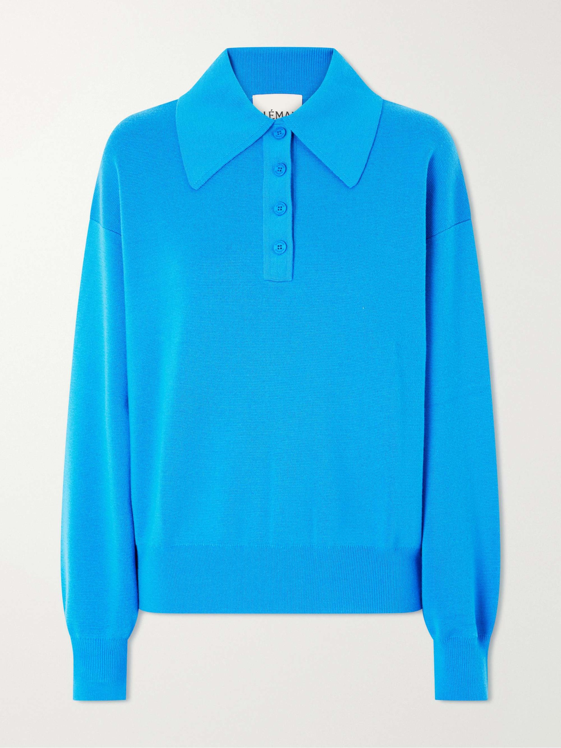 Claudia Knitted Wool Polo Shirt