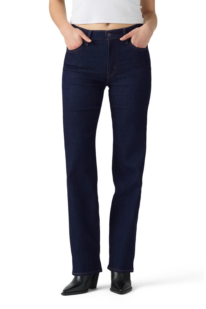 723&trade; High Waist Straight Leg Jeans