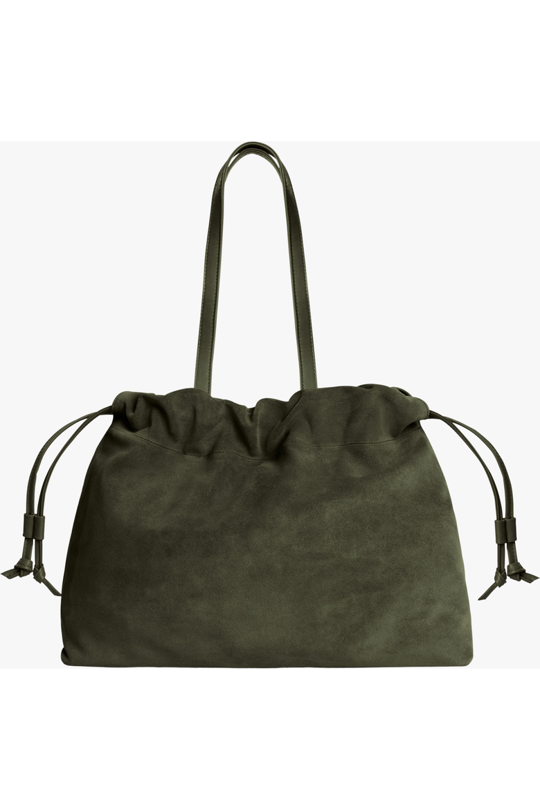 Asisi Large Suede Carryall Tote