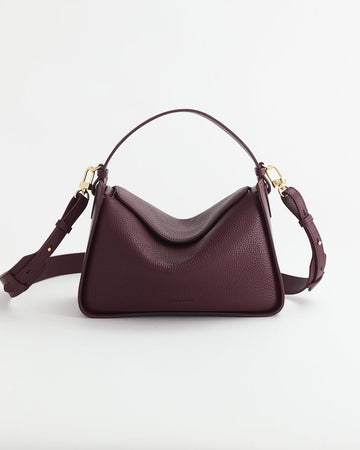 Clementine Bag: Plum With Gold
