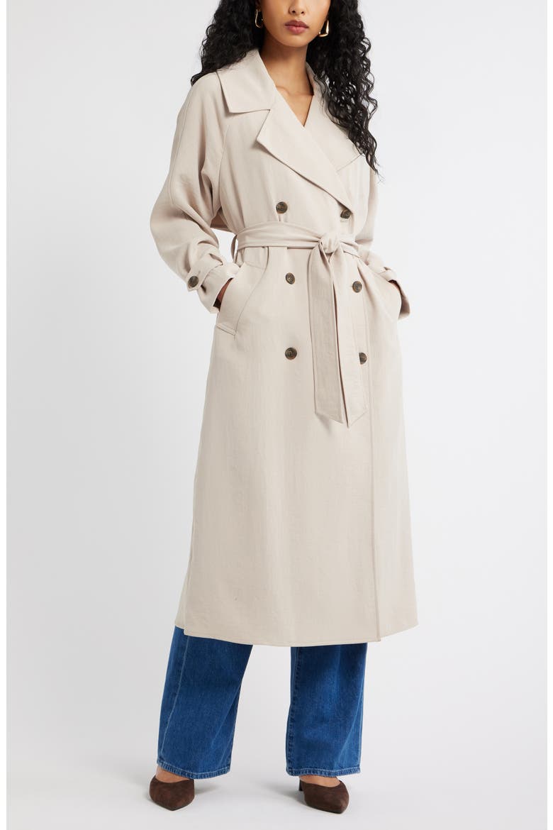 Curator Crepe Oversize Trench Coat