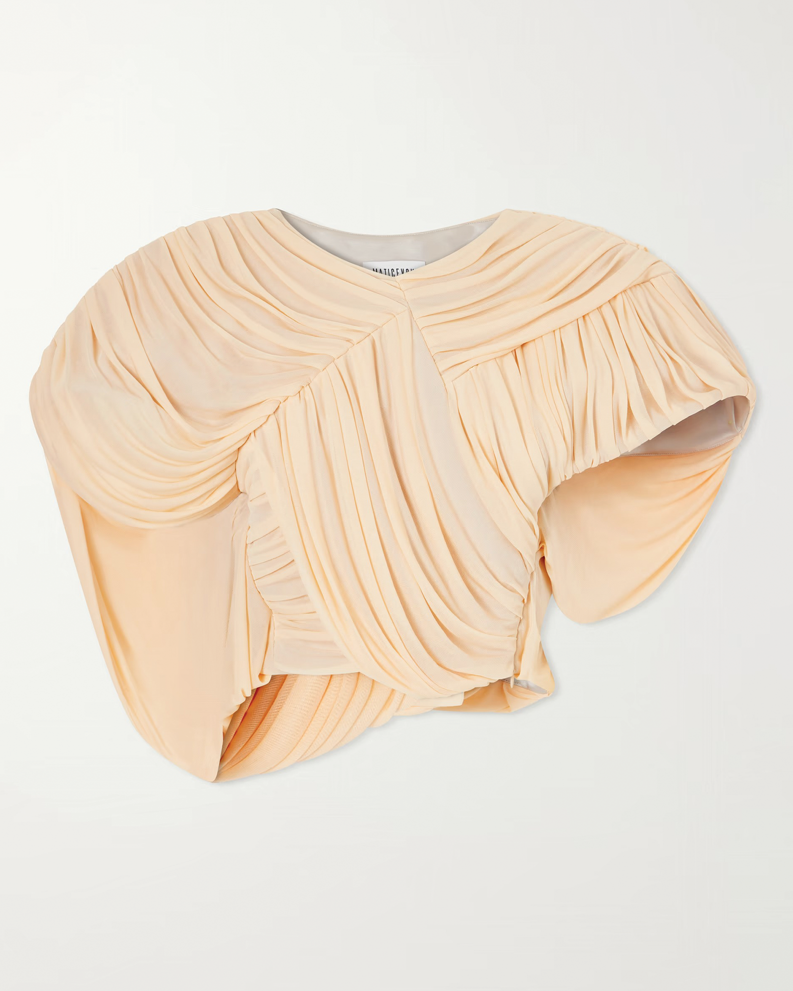 MATICEVSKI, Draped Chiffon Blouse