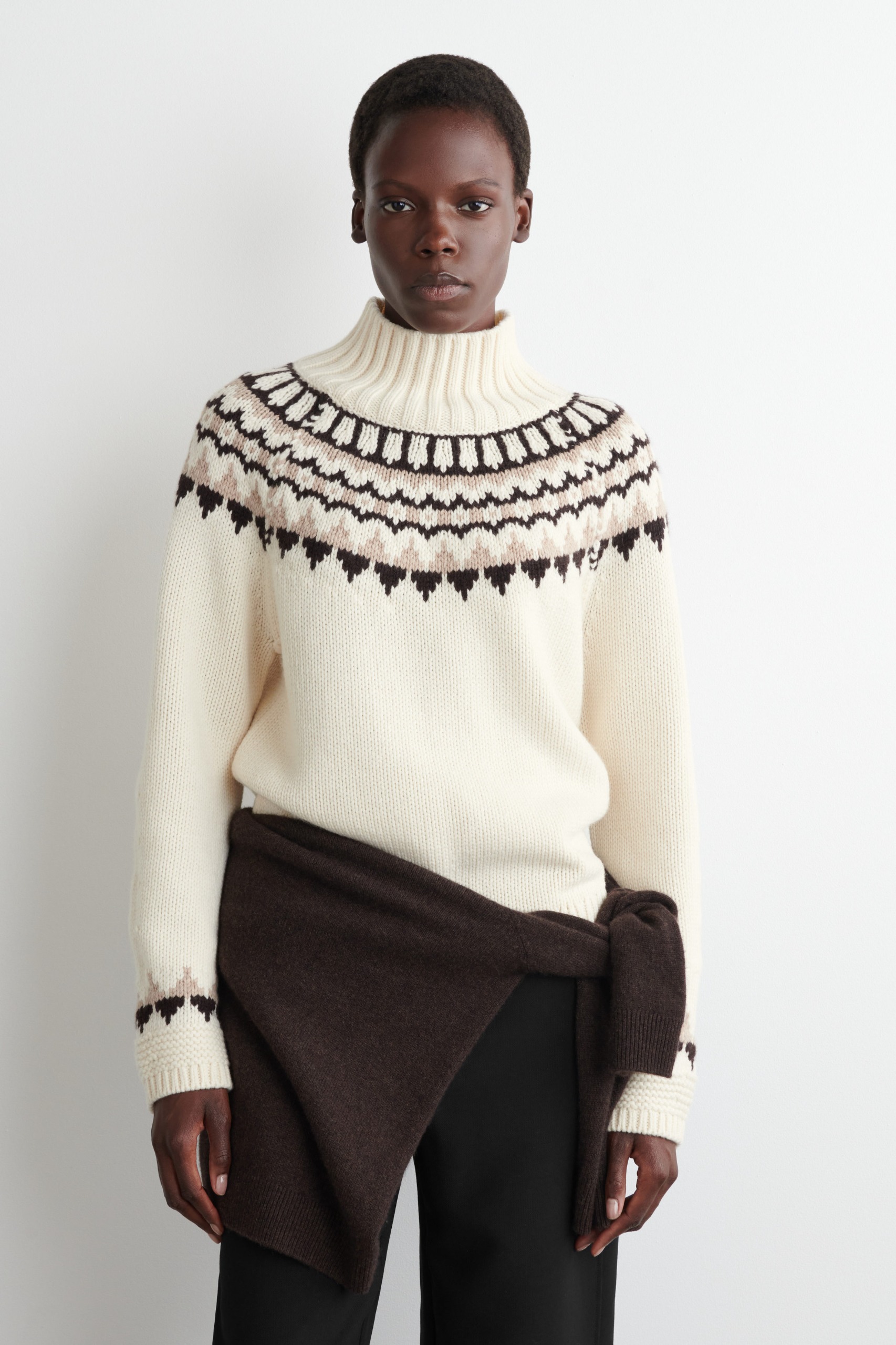 Fair Isle Wool-Cashmere Jumper