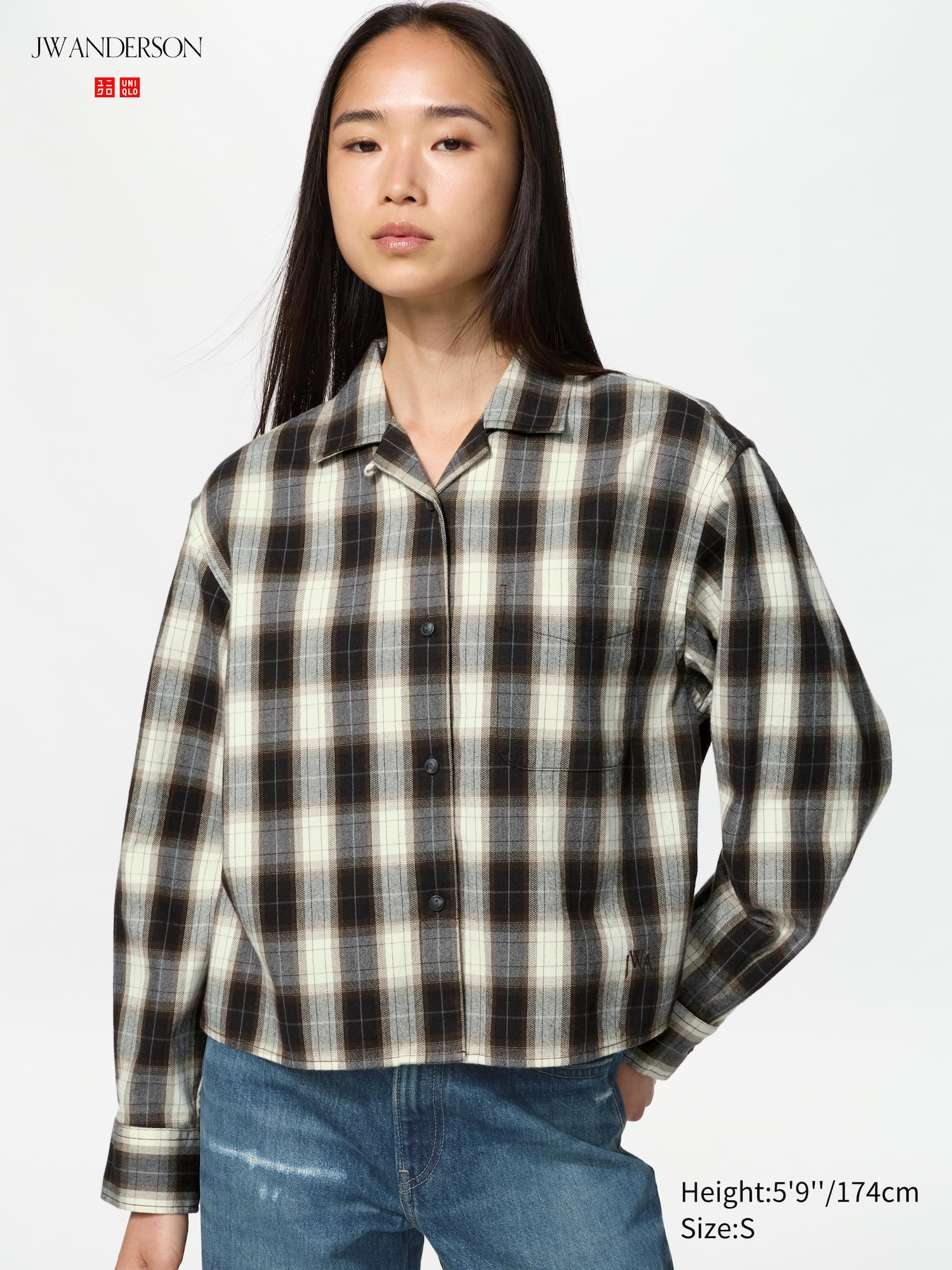 Flannel Boxy Shirt (checked)
