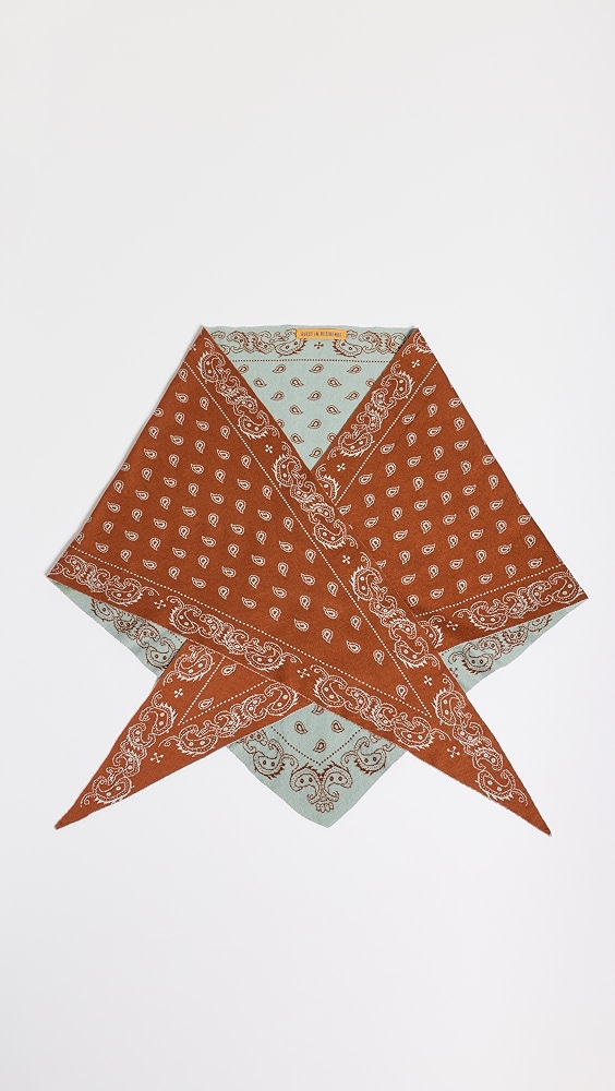 The Wild Rag Triangle Scarf - Brush/burnt Sienna