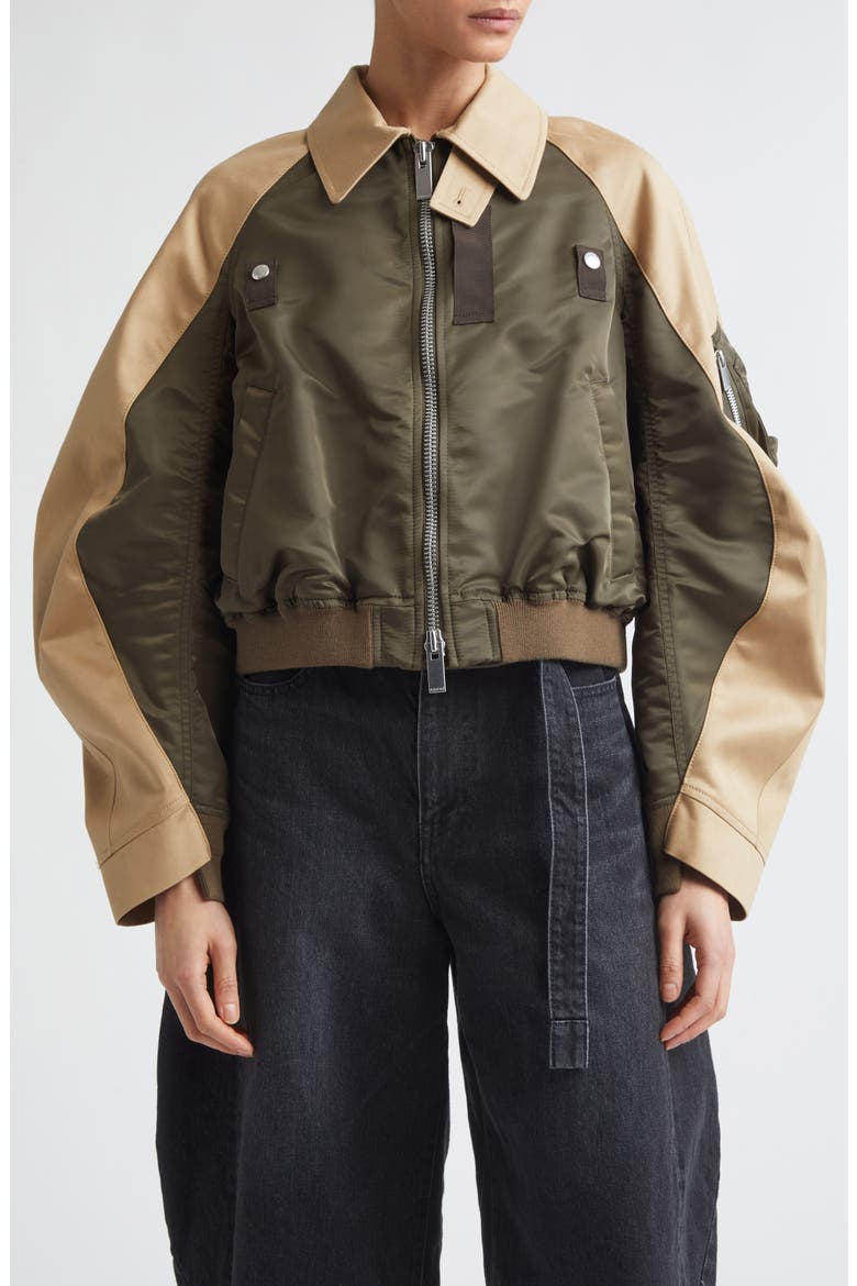 Cotton Chino X Nylon Twill Jacket