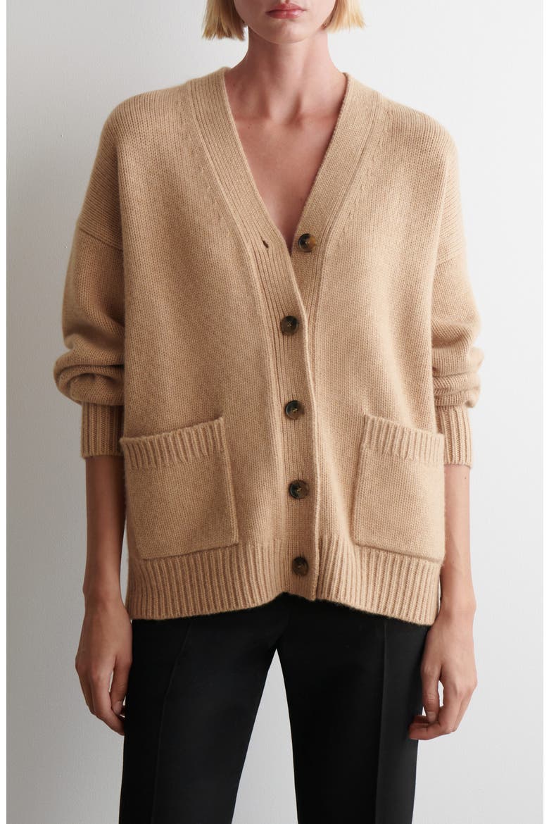V-Neck Merino Wool & Recycled Cashmere Cardigan