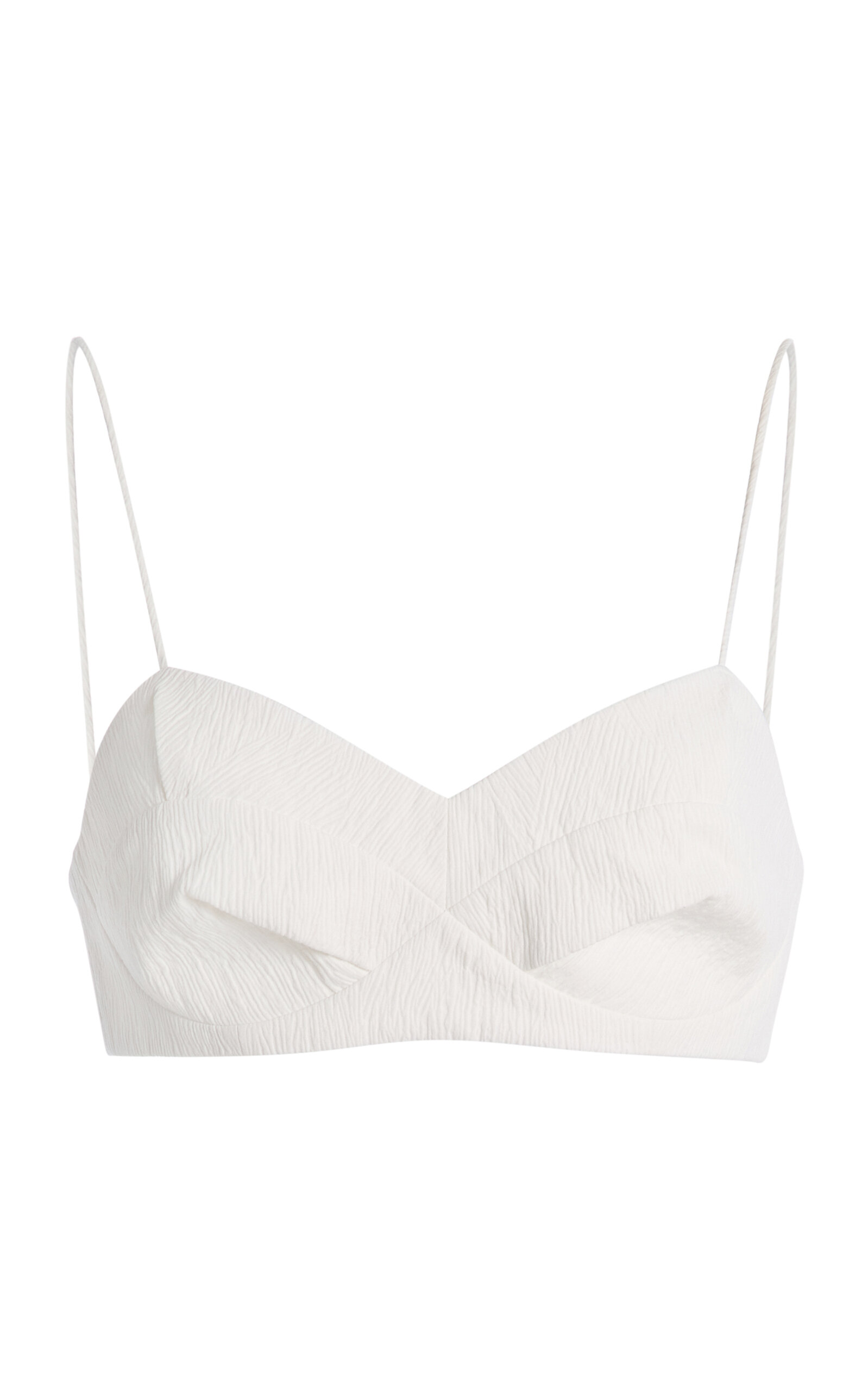 Exclusive Mason Cotton Jacquard Bralette