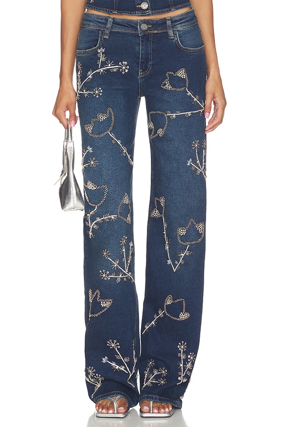 Nova Embellished Denim Jean