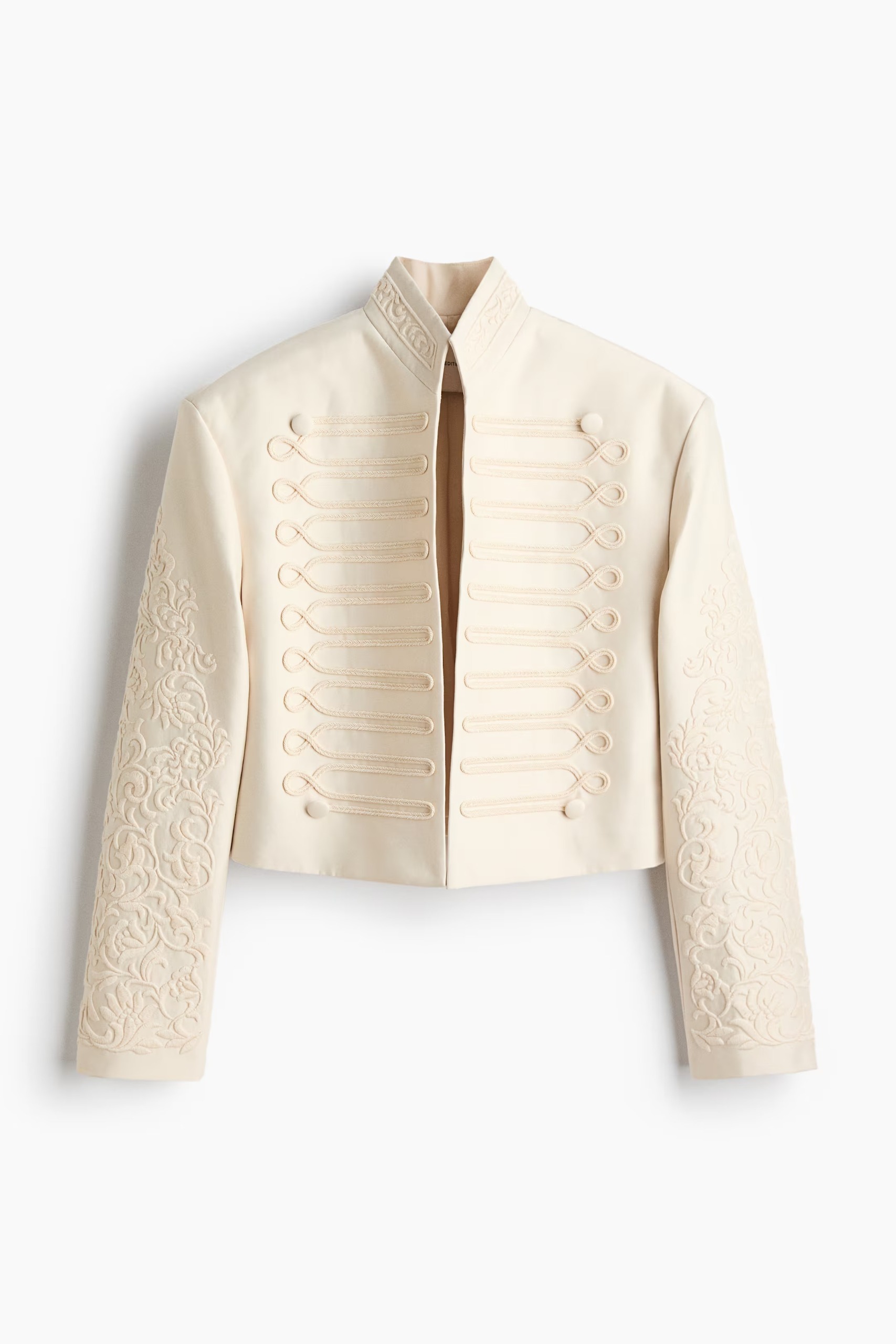 h&m, Embroidered-Detail Jacket