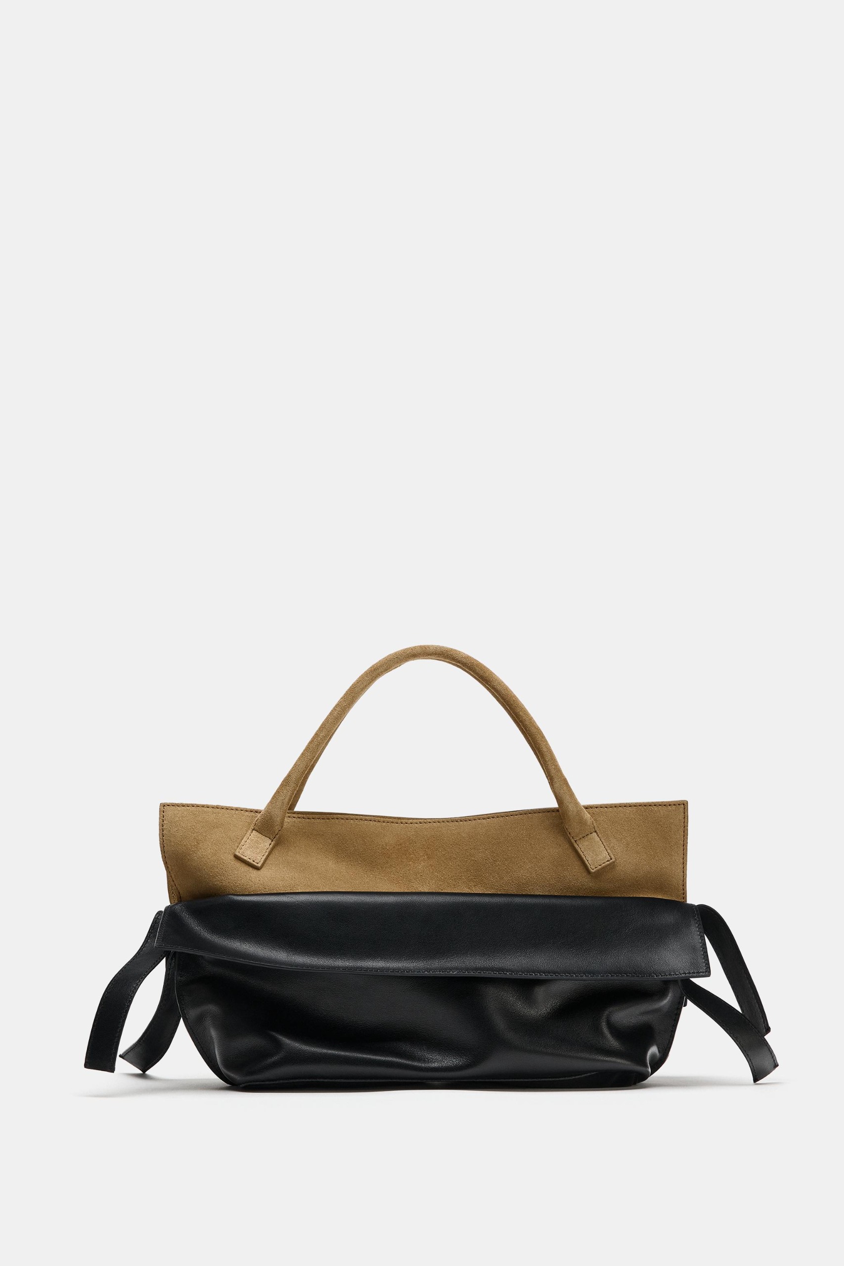 ZARA, Leather Flap Bag
