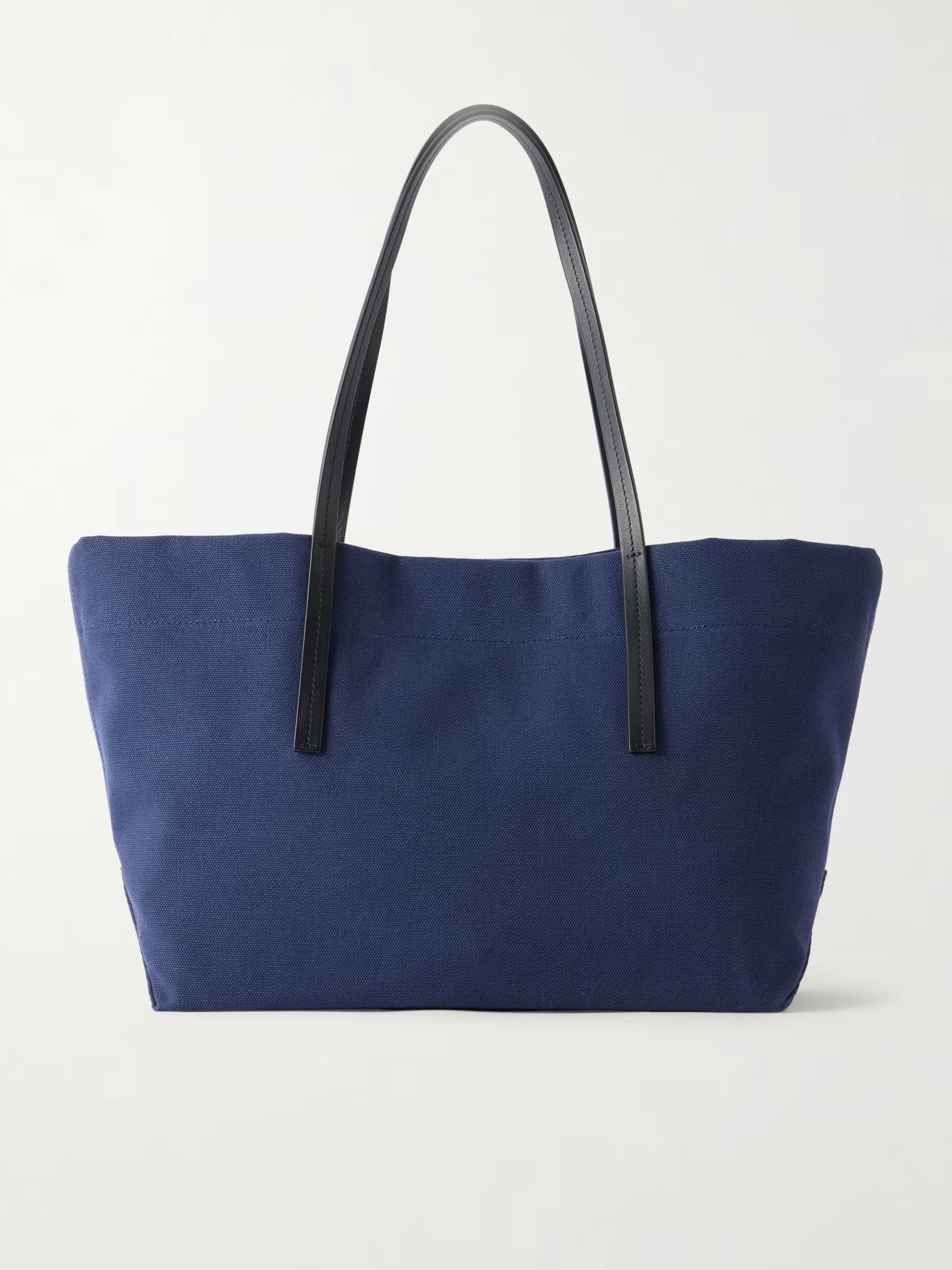 Kallmeyer, Driving Leather-Trimmed Canvas Tote