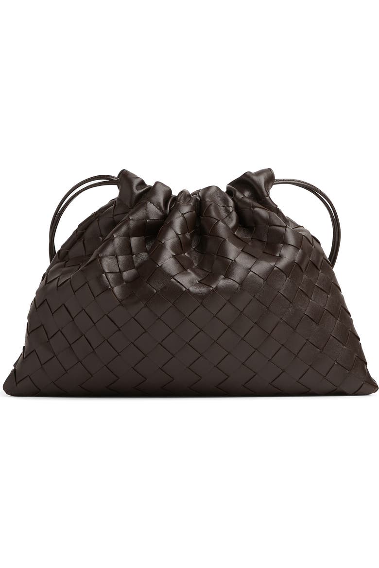 Medium Dustbag Intrecciato Leather Shoulder Bag