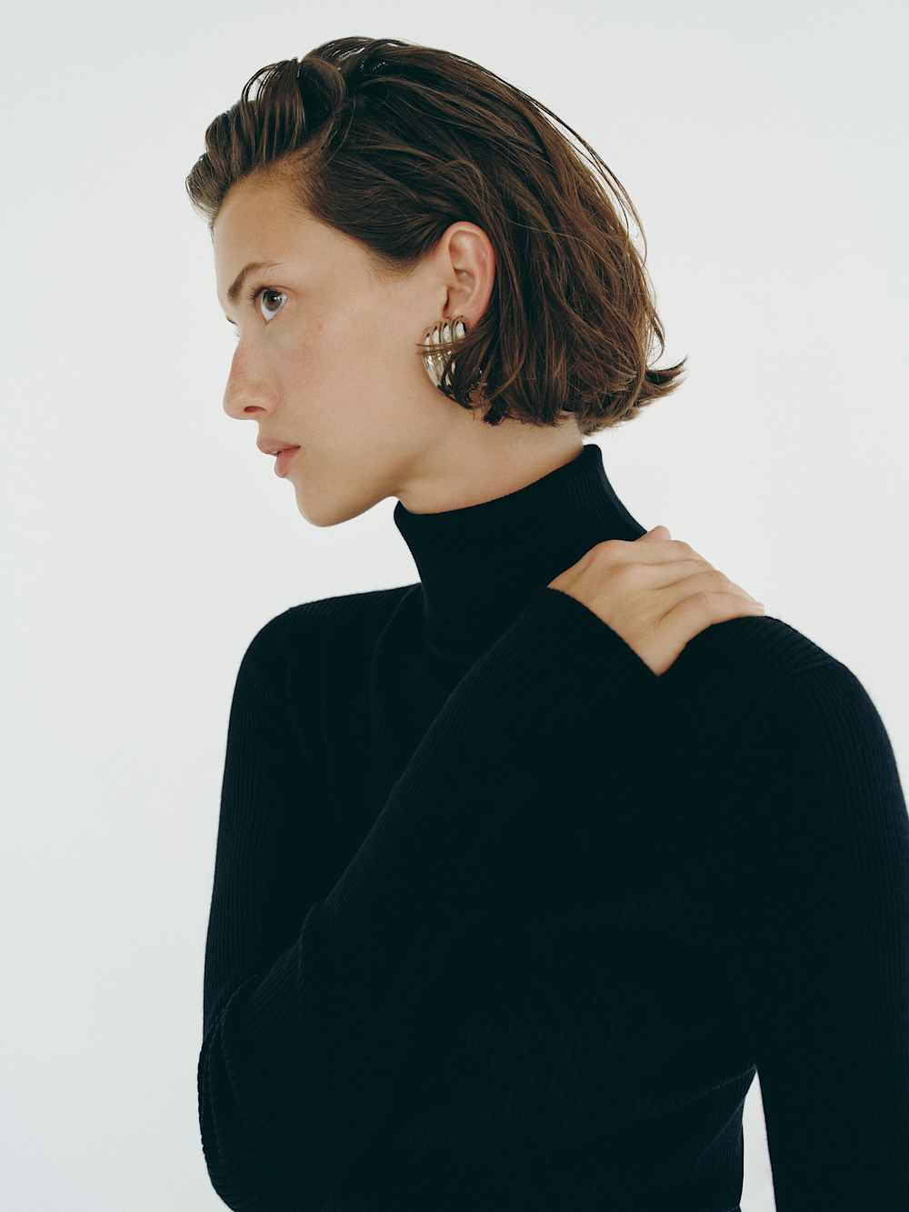 Ophelia Tissue Cashmere Turtleneck