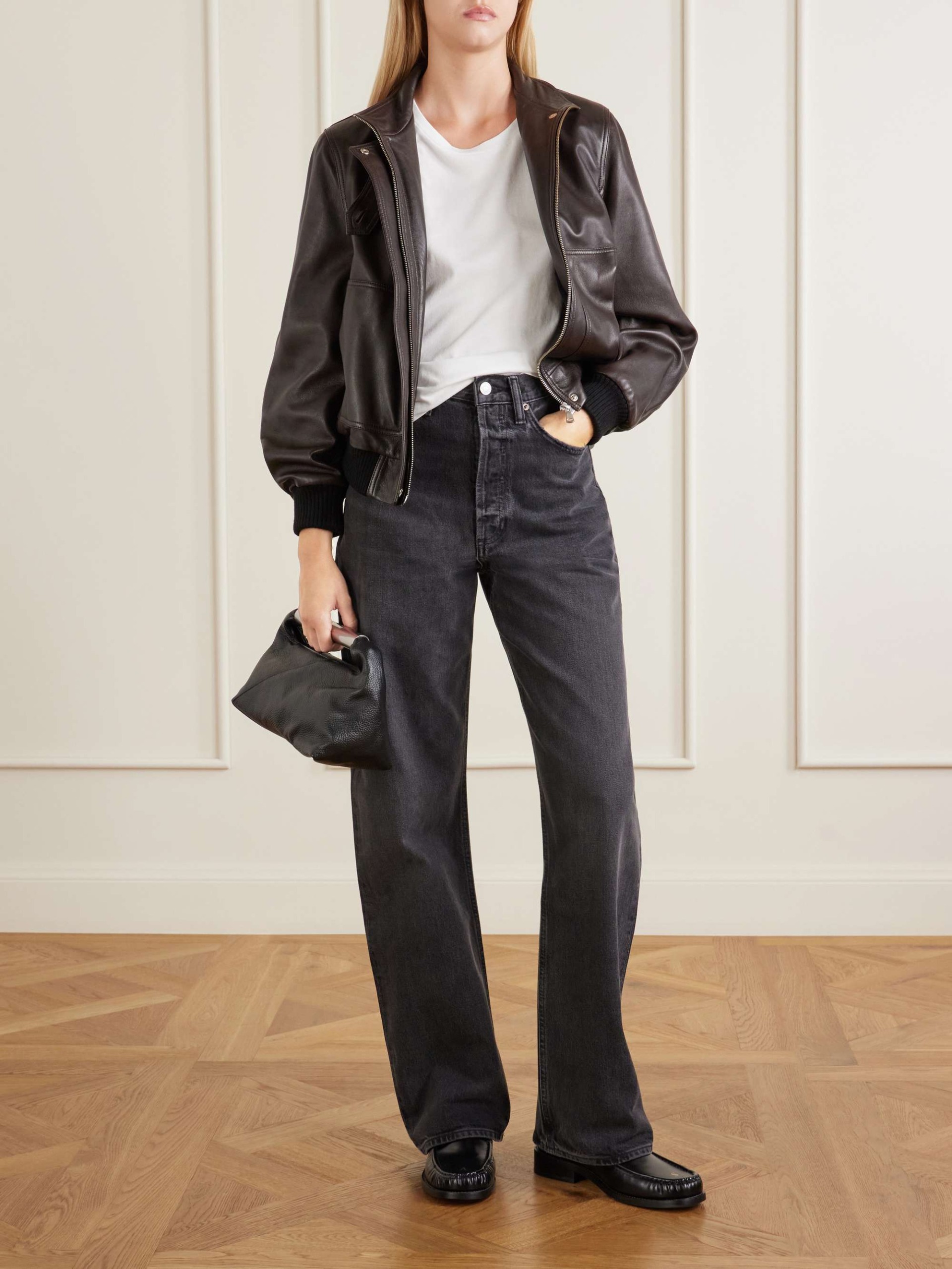 Vintage Loose High-Rise Straight-Leg Jeans