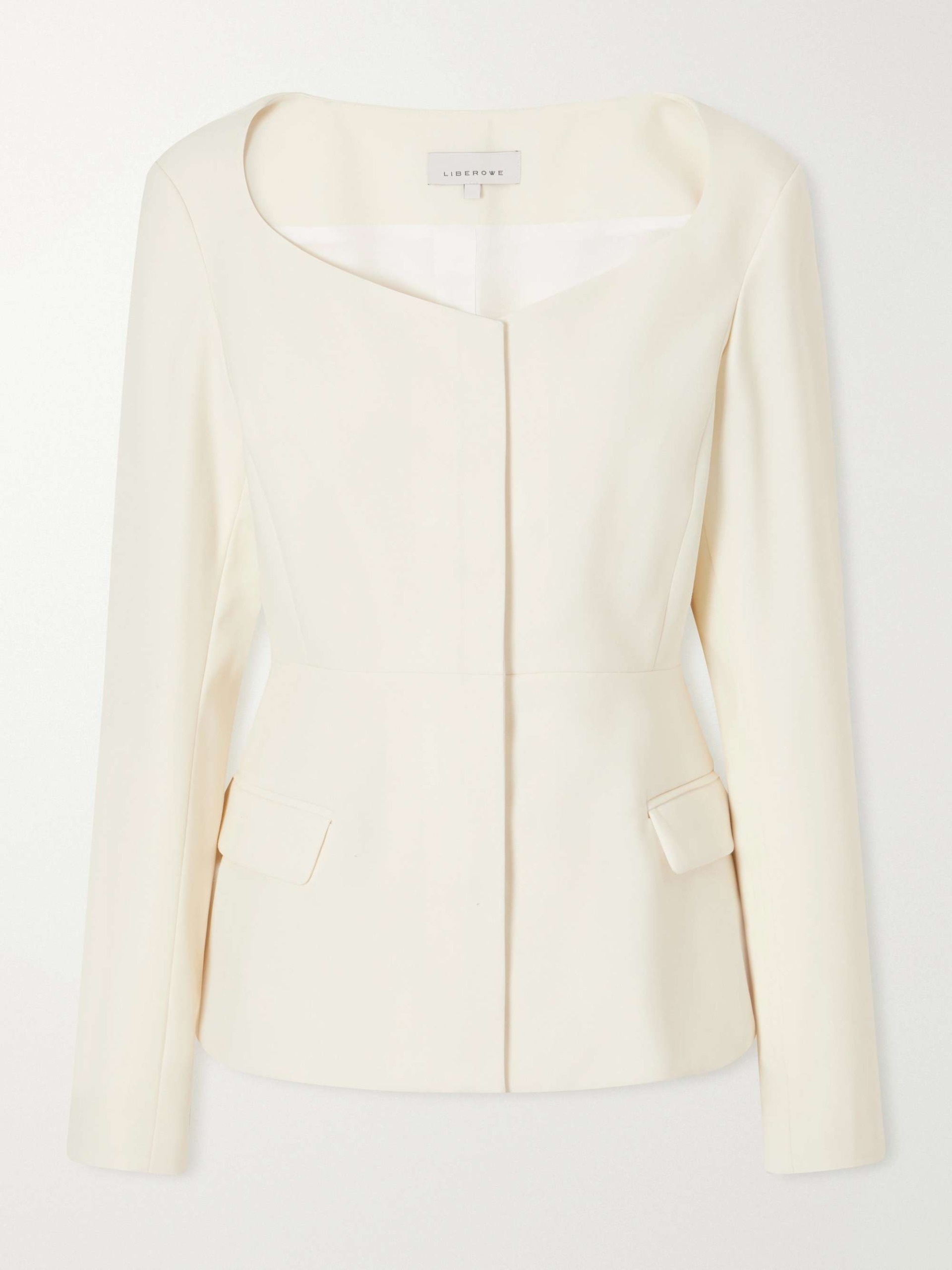 Charlotte Wool-Crepe Blouse