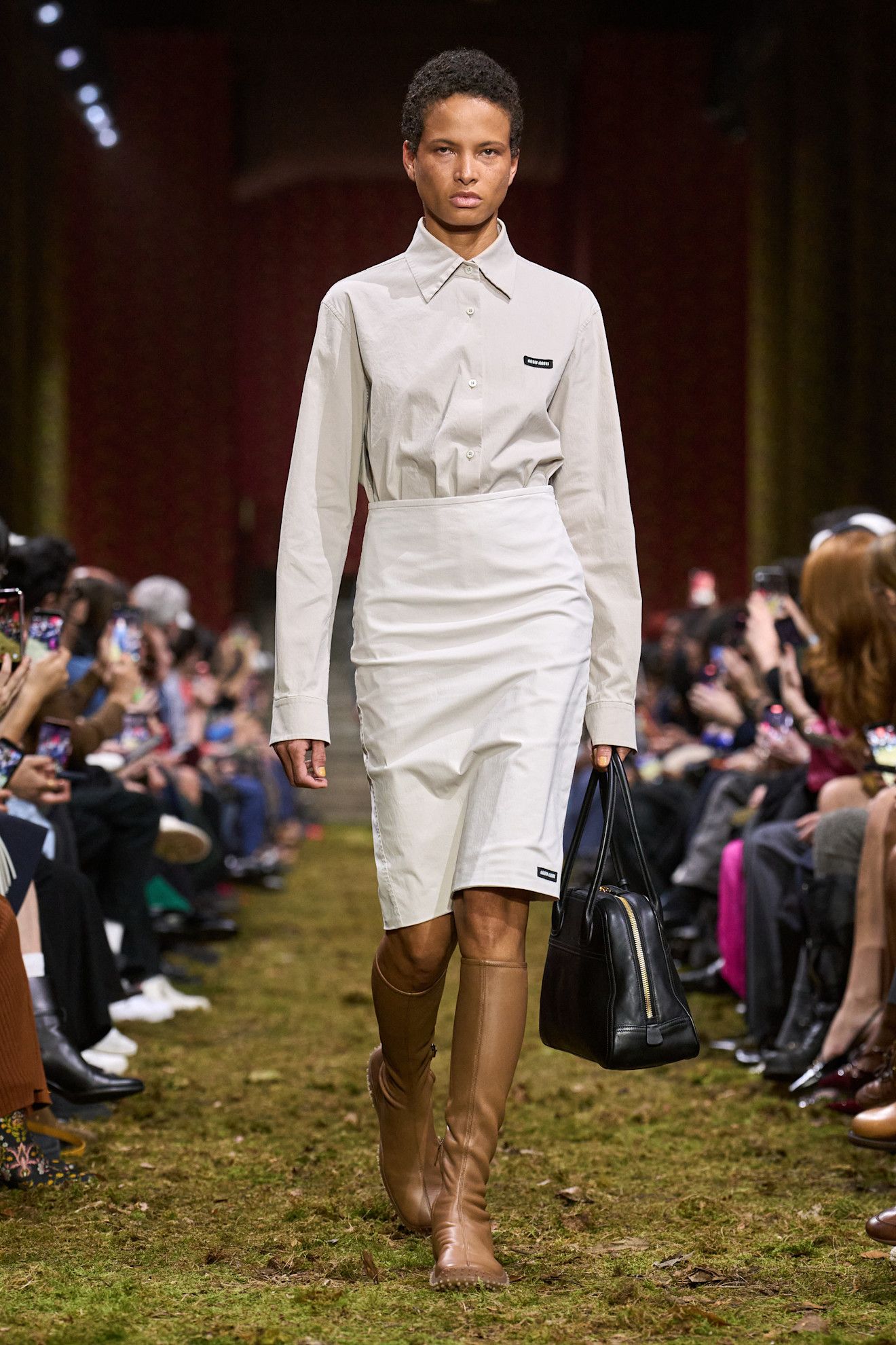 Skirt trend on a fall/winter 2026 runway.