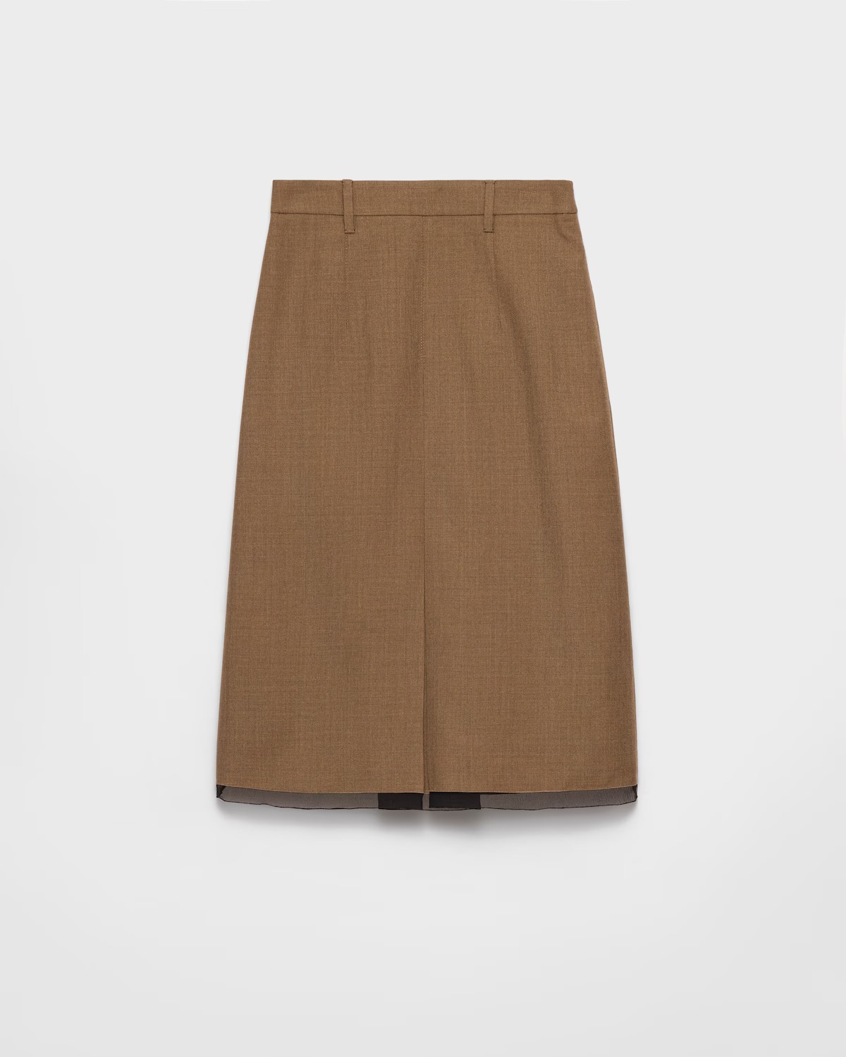prada, Wool midi-skirt