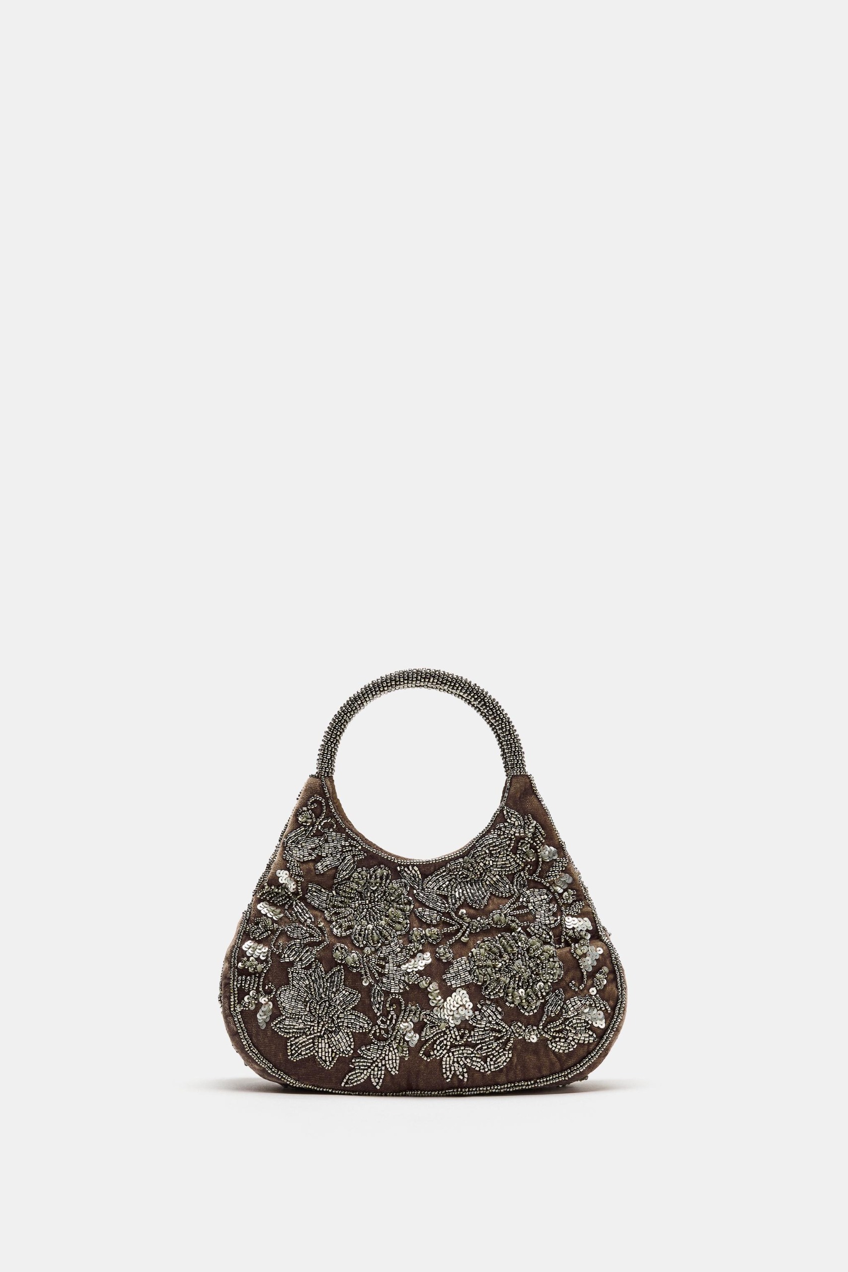 ZARA, Beaded Handbag