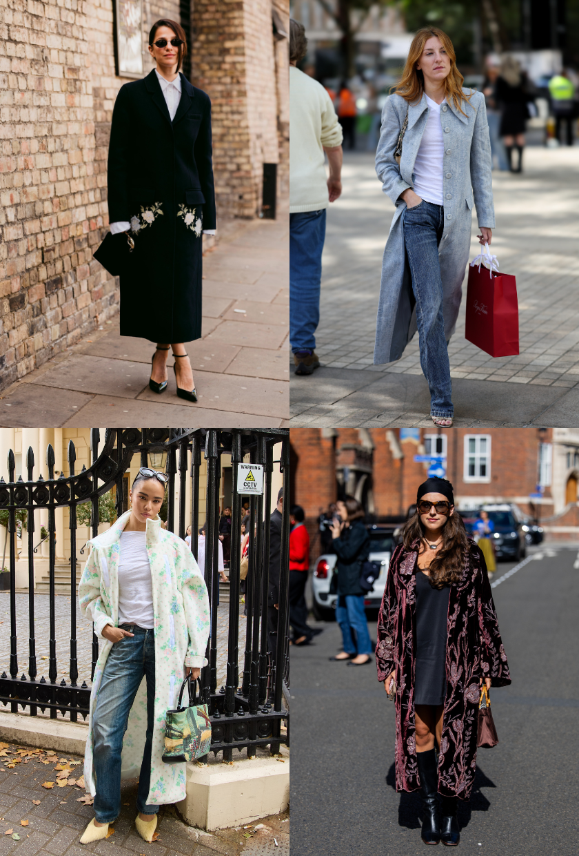 An image of the key street style trends at London Fashion Week September 2026.