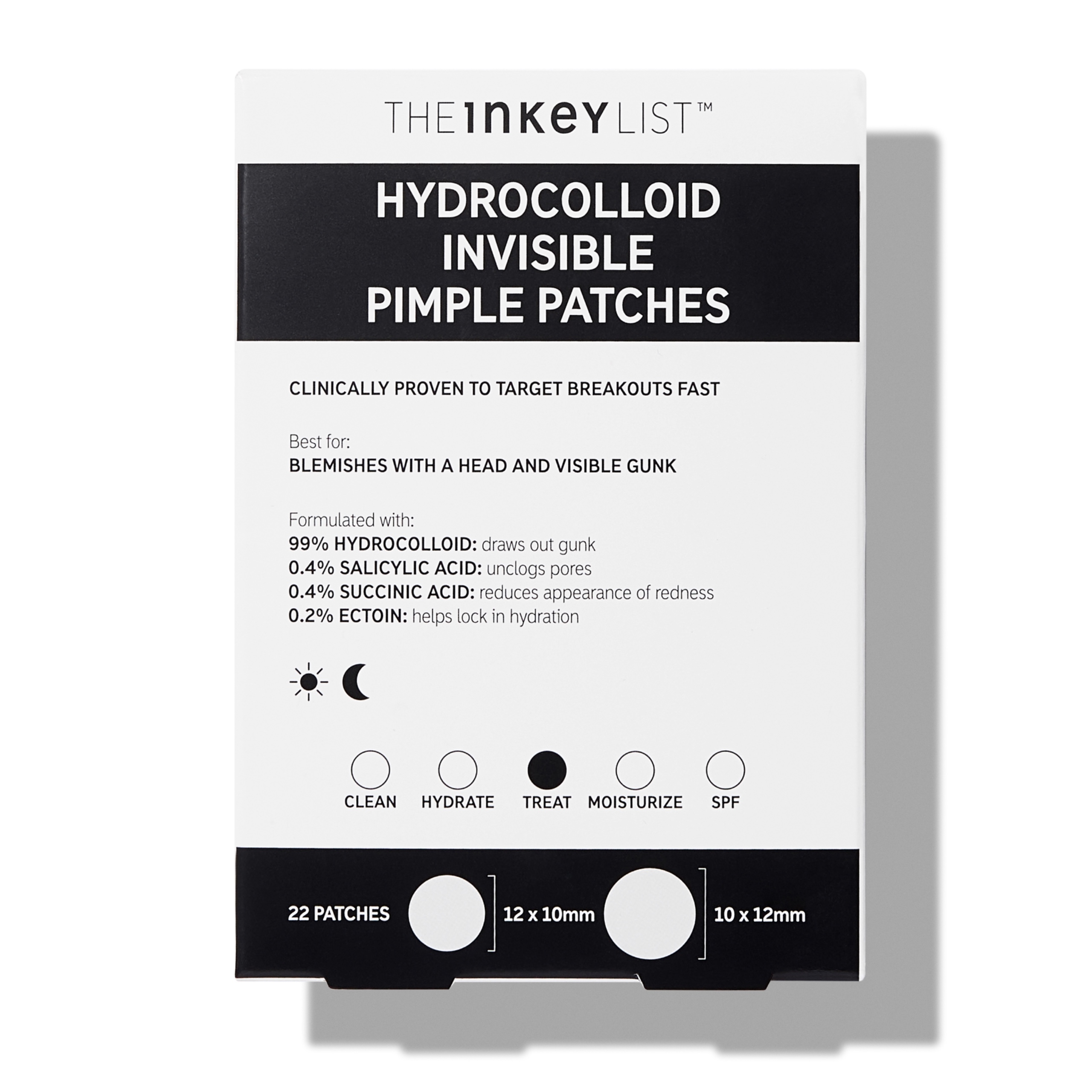 The Inkey List Hydrocolloid Invisible Pimple Patches