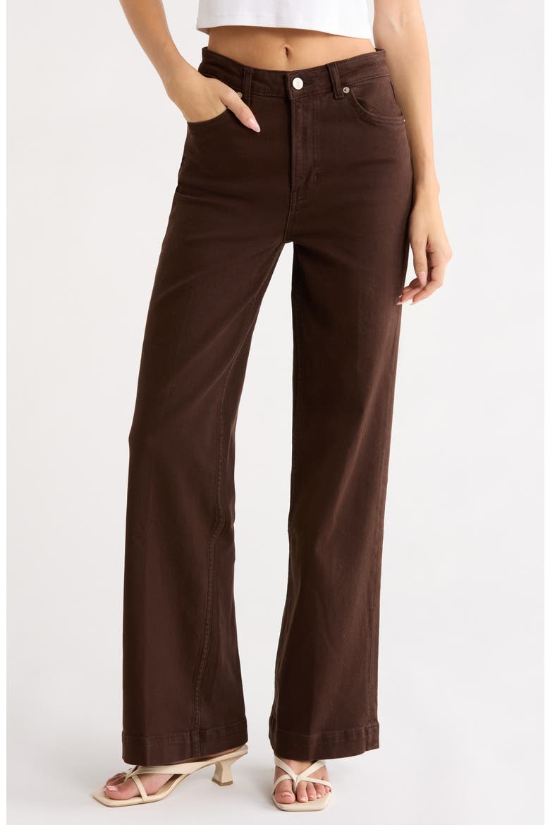 Bex Super Stretch High Waist Wide Leg Jeans