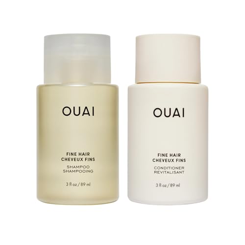 Ouai Fine Hair Shampoo & Conditioner Set - Travel Size (3 Oz)
