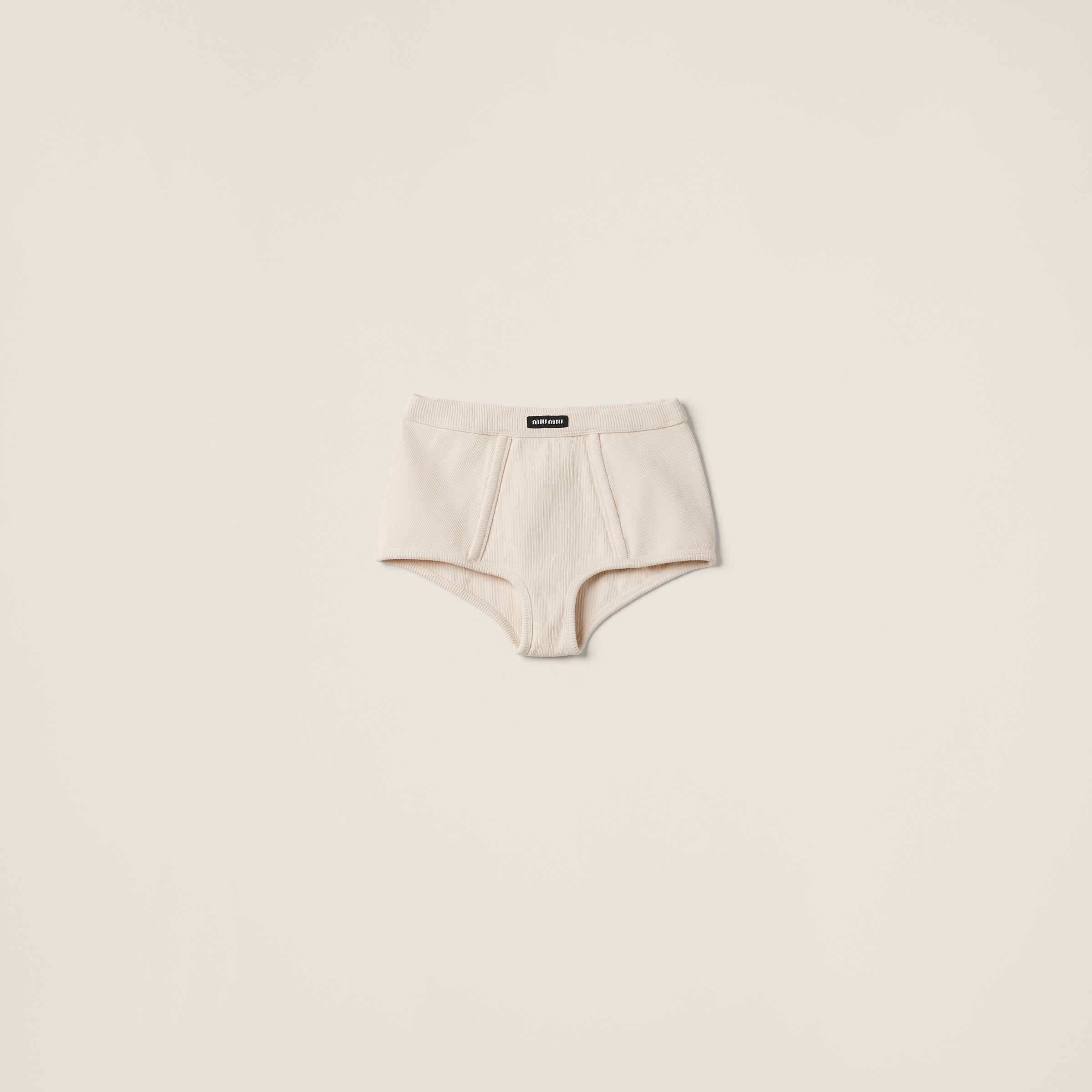 Garment-Dyed Ribbed Boxer Shorts