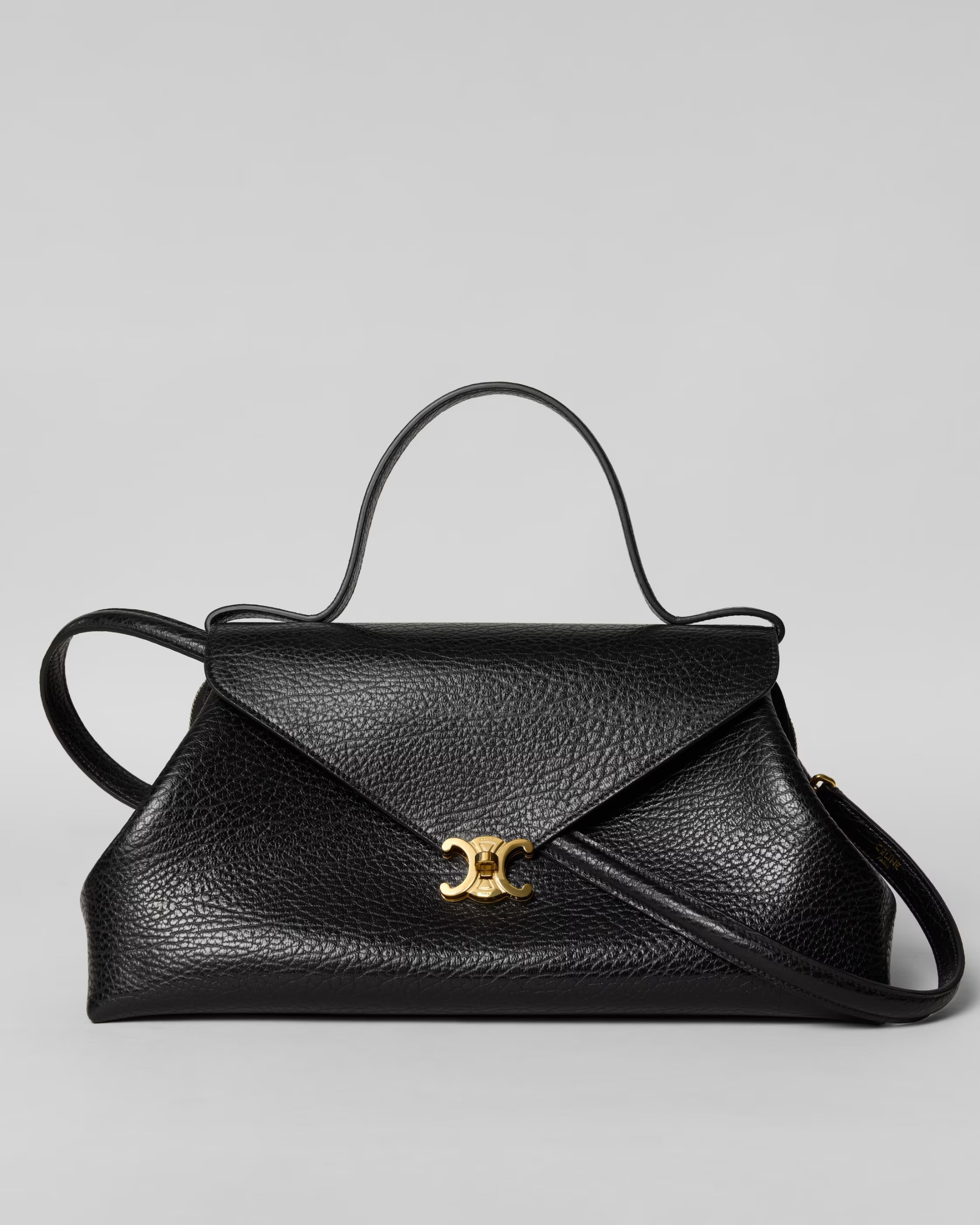 celine, Medium Flair in Shiny Calfskin