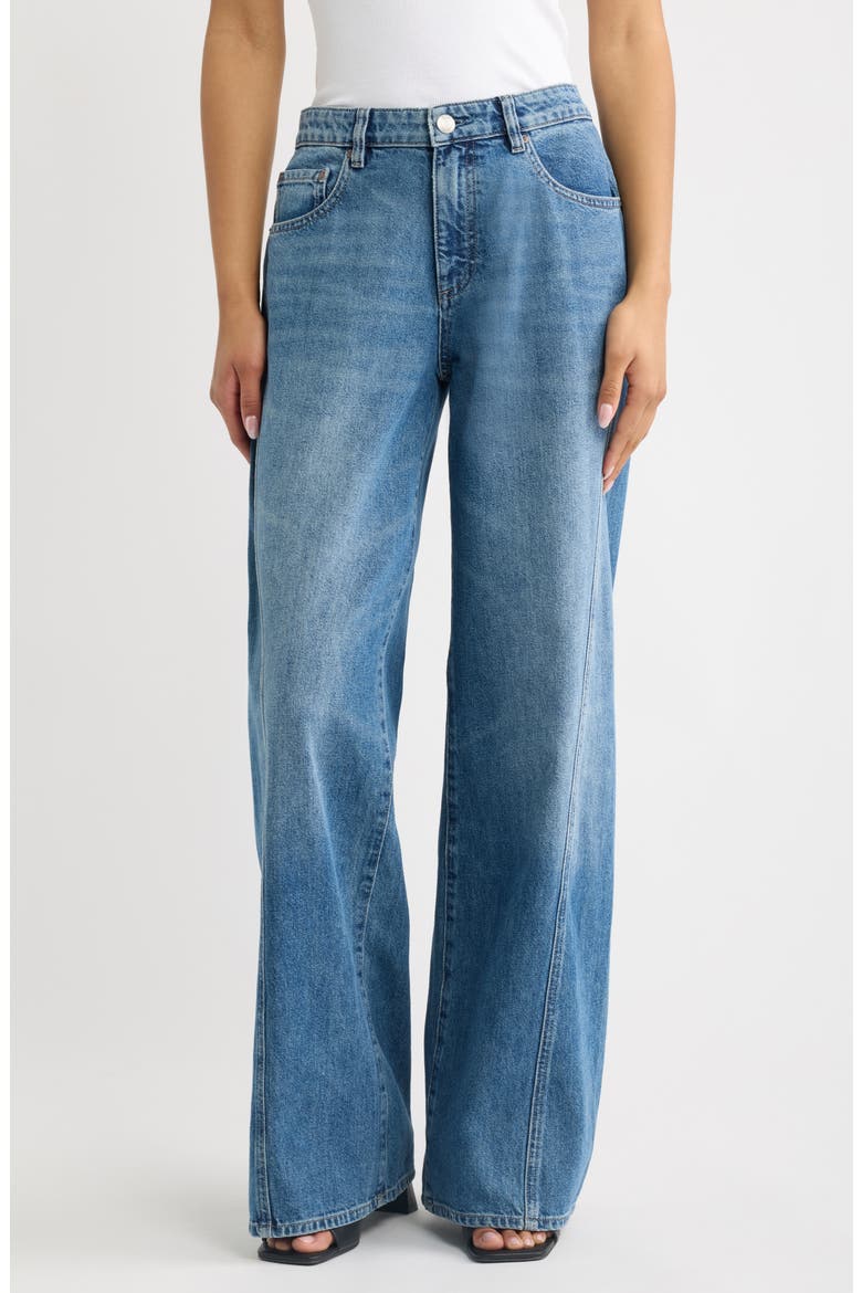 Alex Baggy Wide Leg Low Rise Highluxe&trade; Jeans