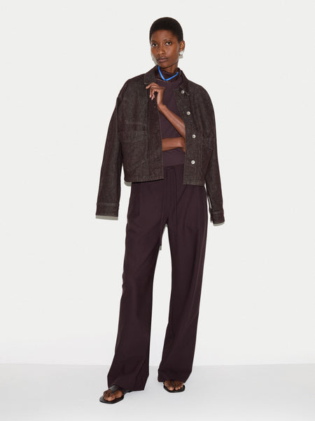 Tailored Drawstring Trouser | Purple
