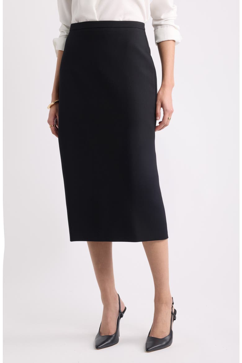 Suiting Column Midi Skirt