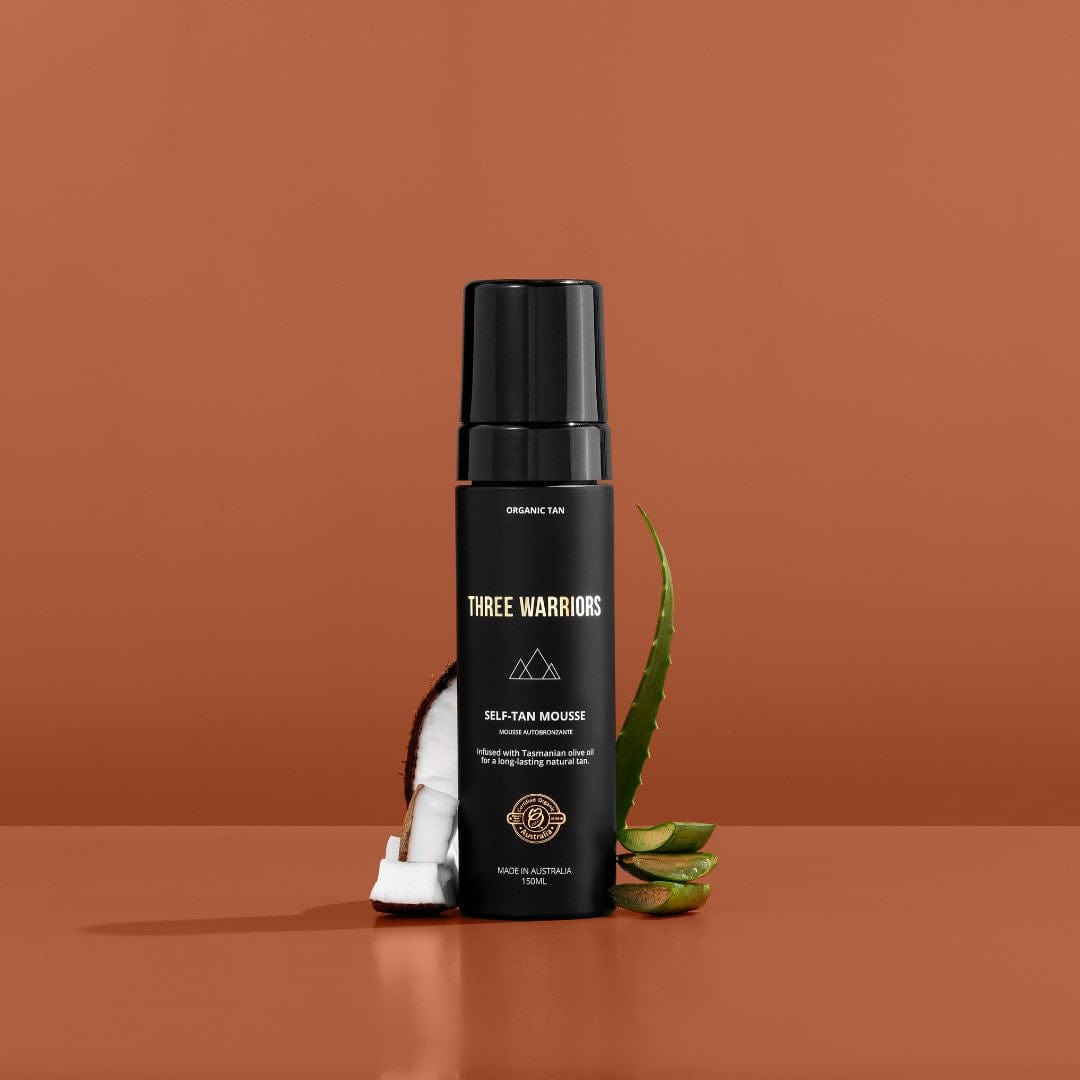 Self-Tanning Mousse by Three Warriors (organic, Natural & Vegan)